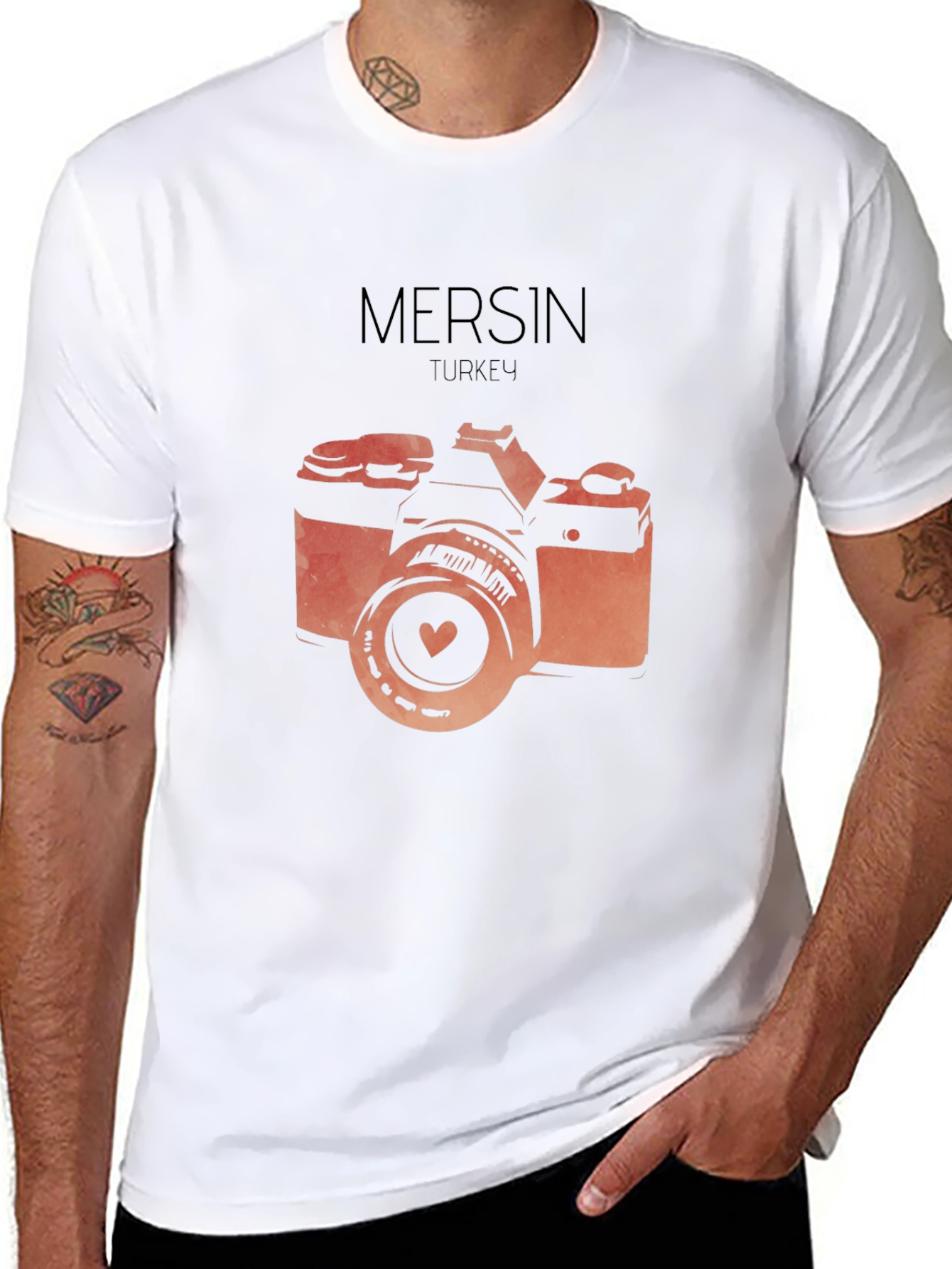 Mersin Turkey Camera Graphic T-Shirt