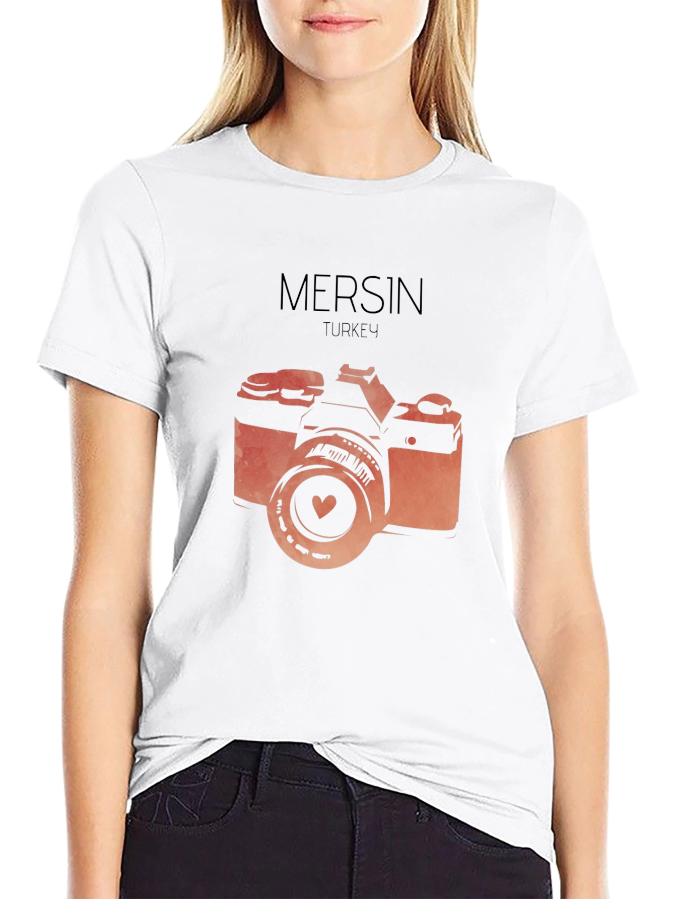 Mersin Turkey Camera Graphic T-Shirt