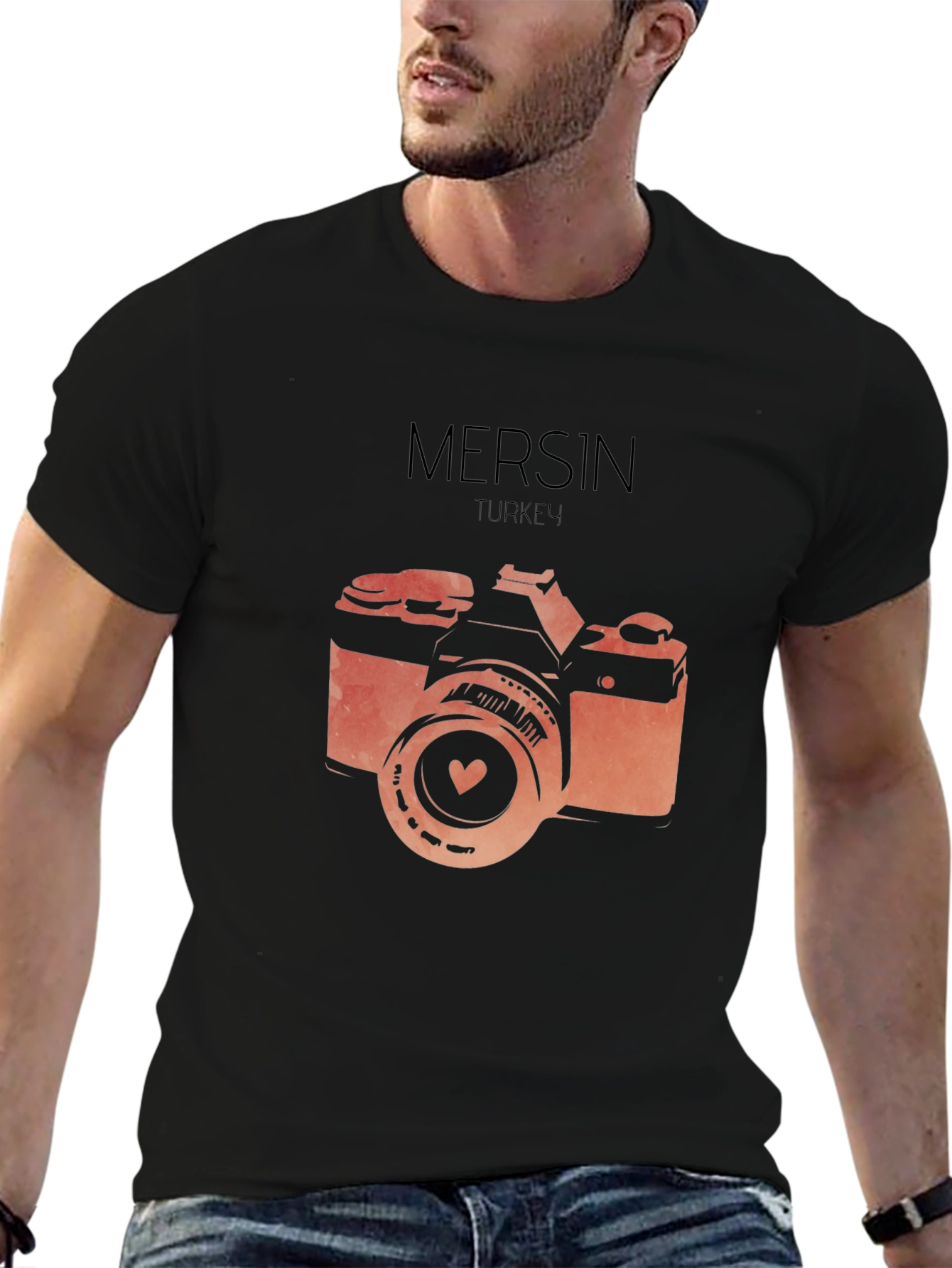 Mersin Turkey Camera Graphic T-Shirt