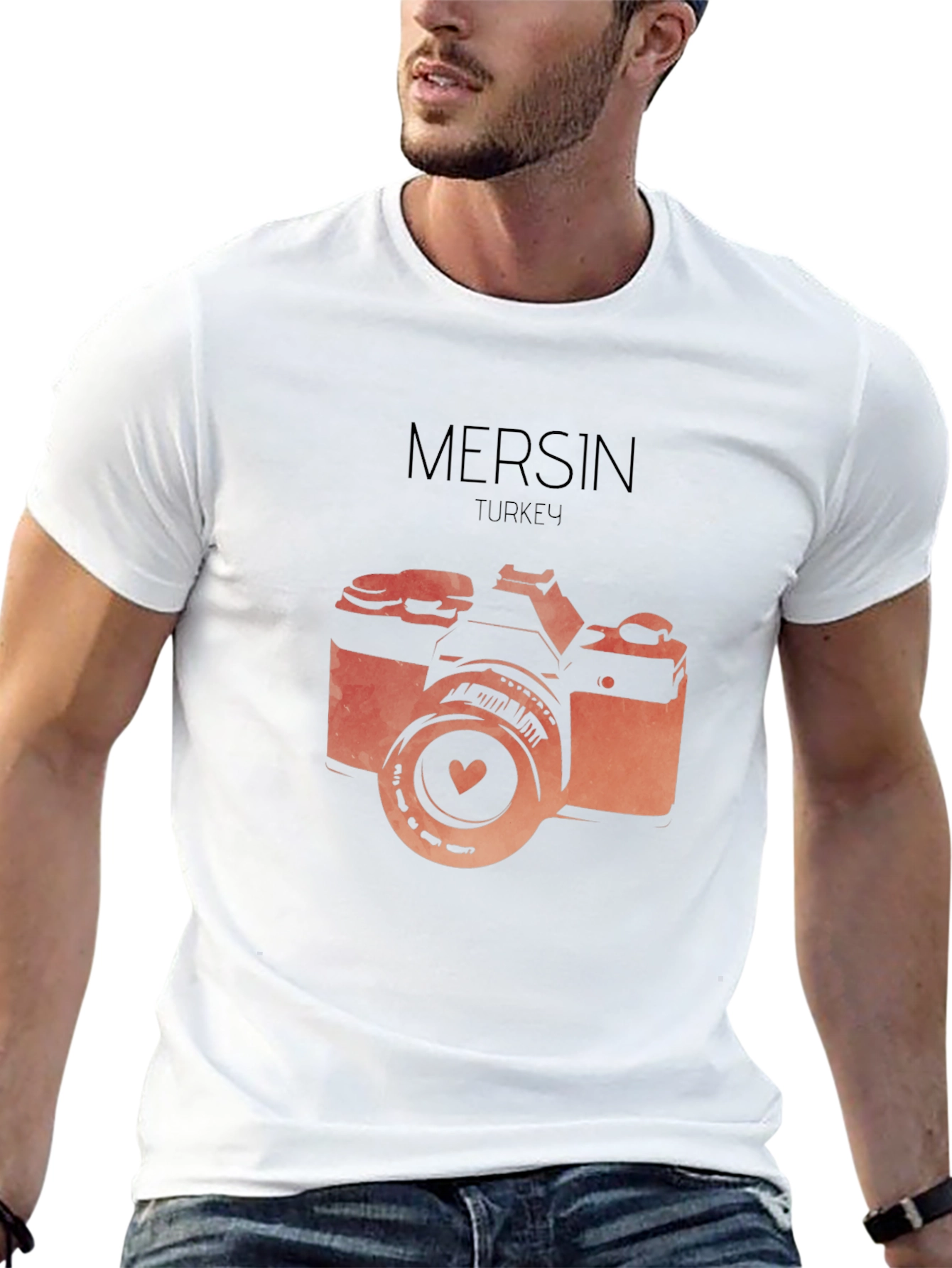 Mersin Turkey Camera Graphic T-Shirt