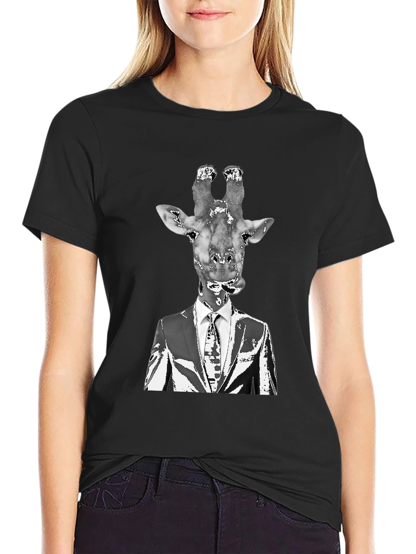 Giraffe Head Suit T-Shirt
