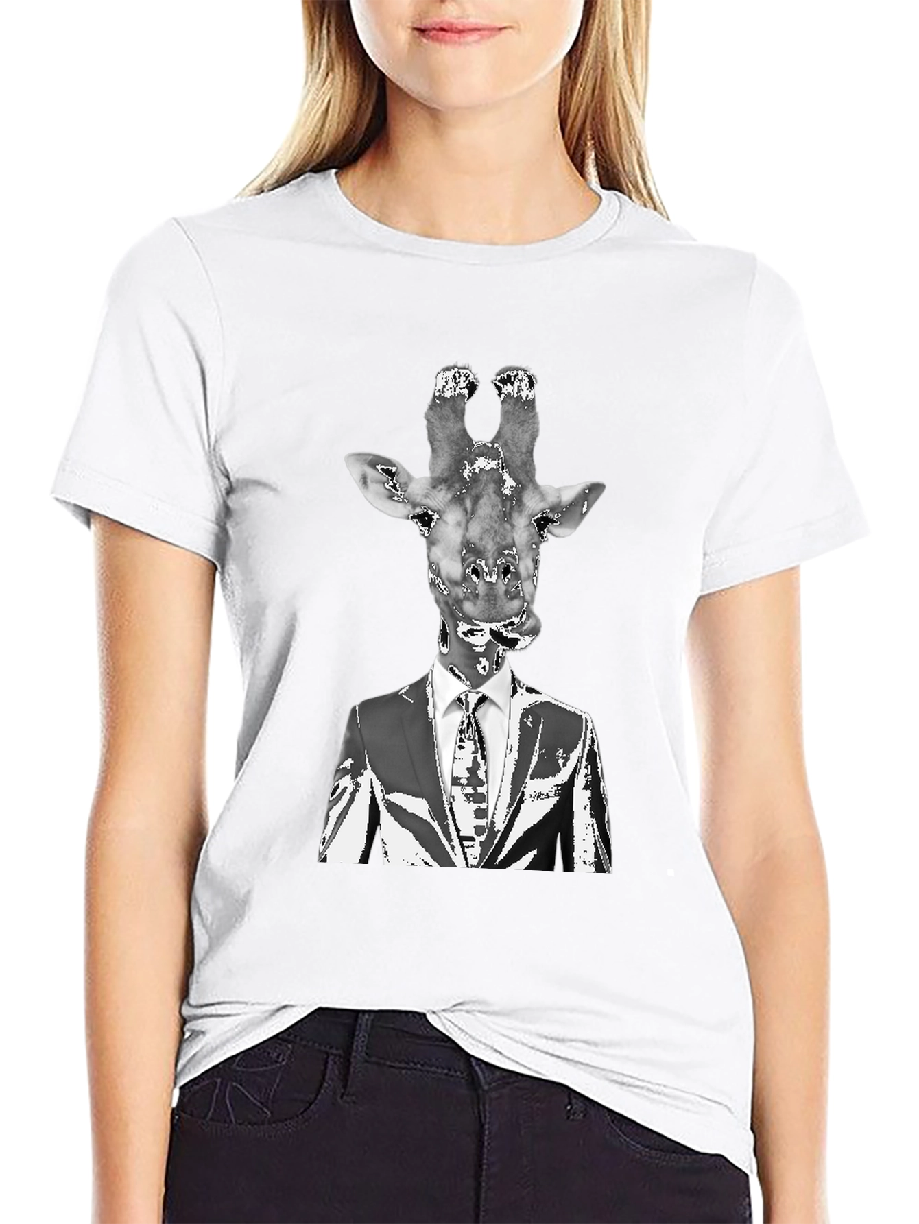 Giraffe Head Suit T-Shirt