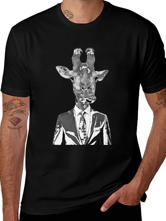 Giraffe Head Suit T-Shirt