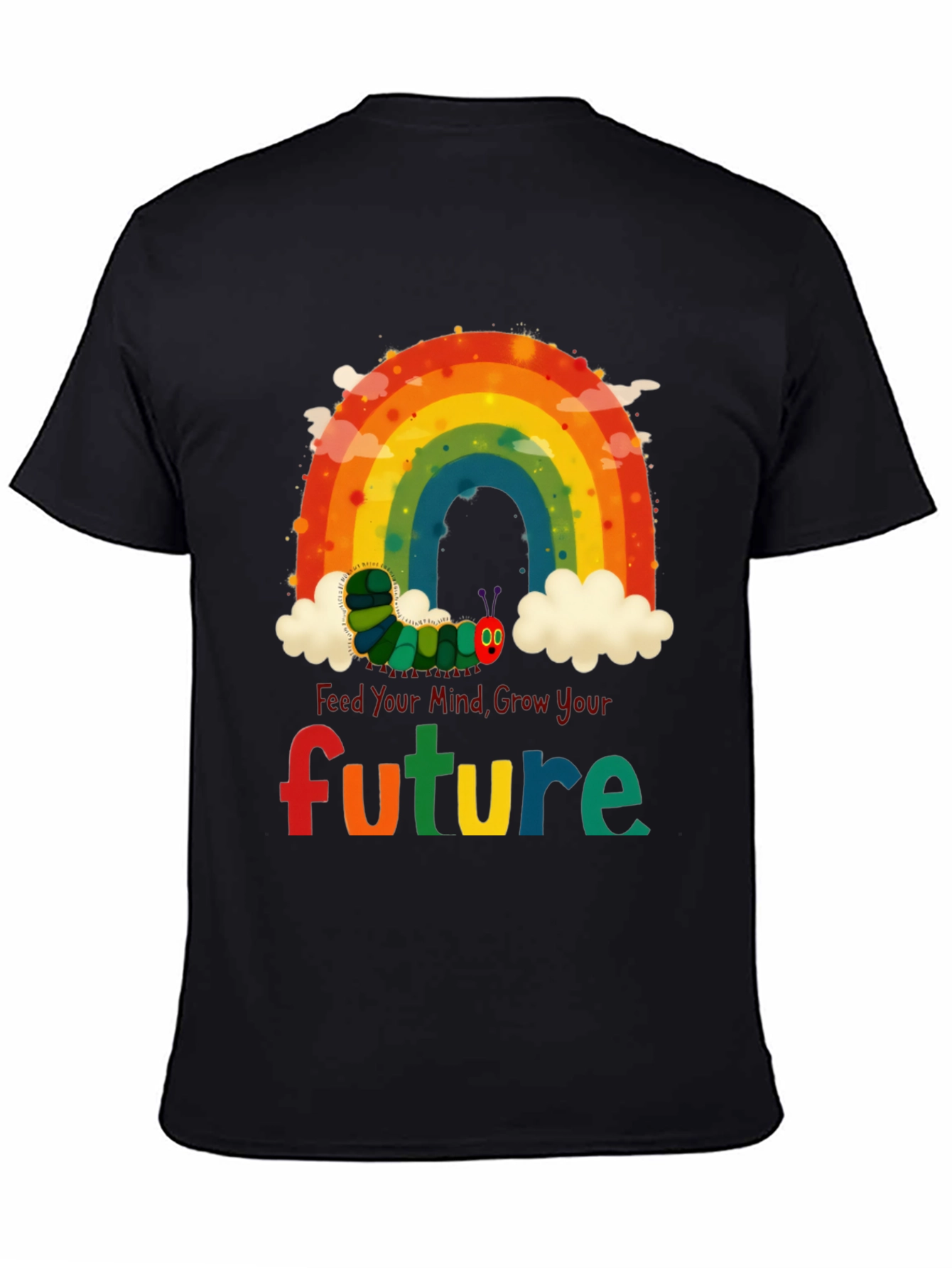 Rainbow Caterpillar Graphic Tee