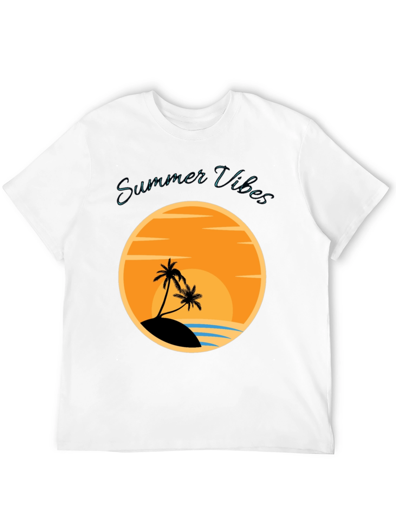 Summer Vibes Graphic Tee - Island Getaway T-Shirt