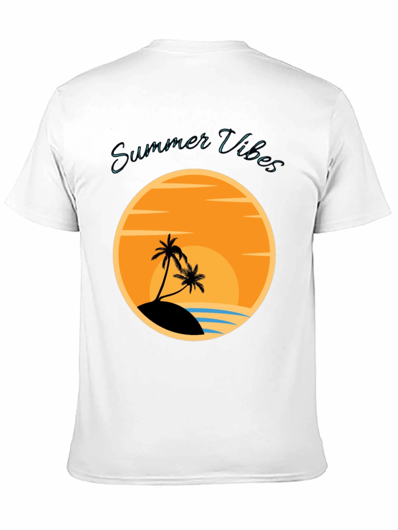Summer Vibes Graphic Tee - Island Getaway T-Shirt