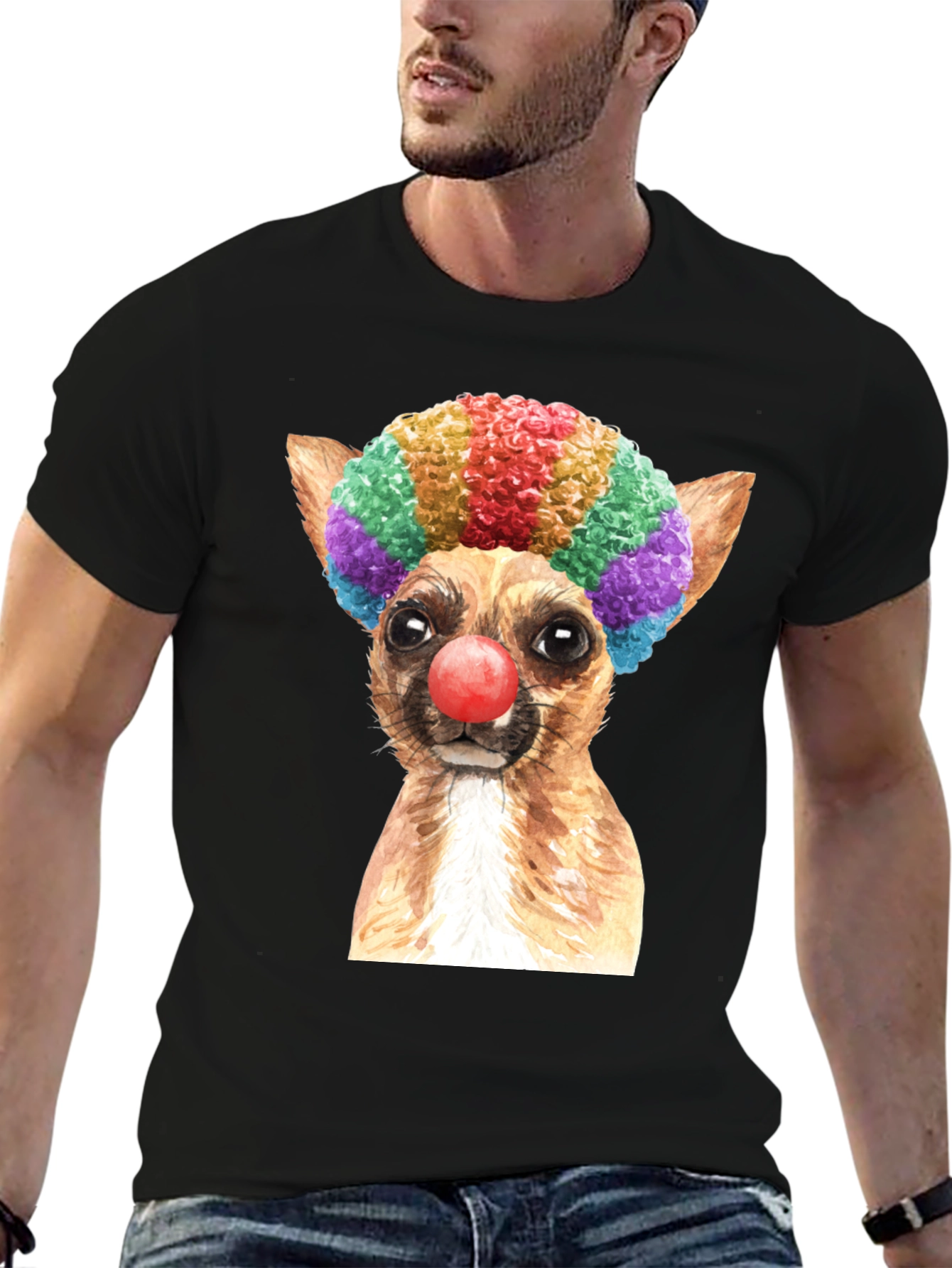 Clown Dog Graphic Tee