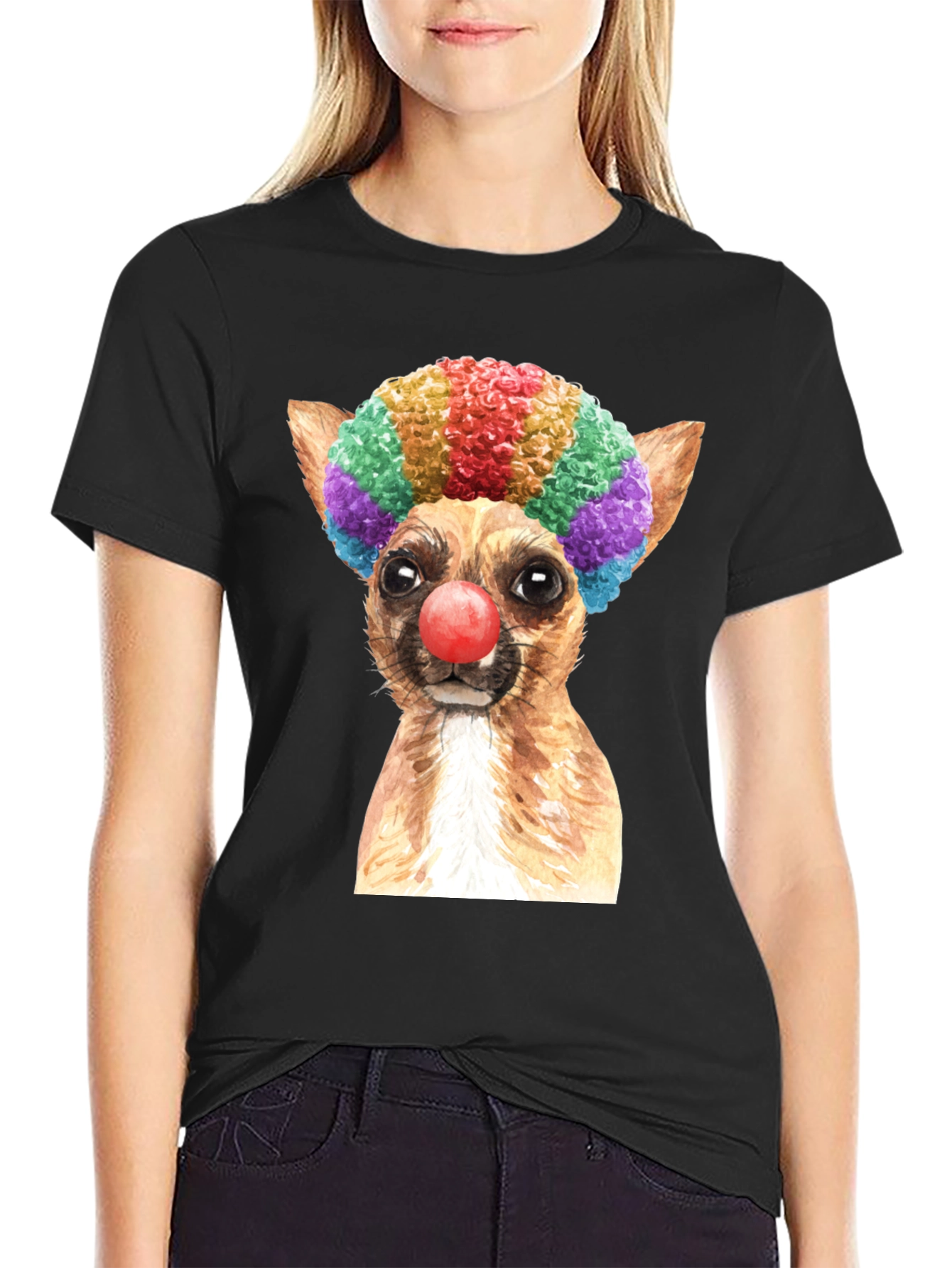 Clown Dog Graphic Tee