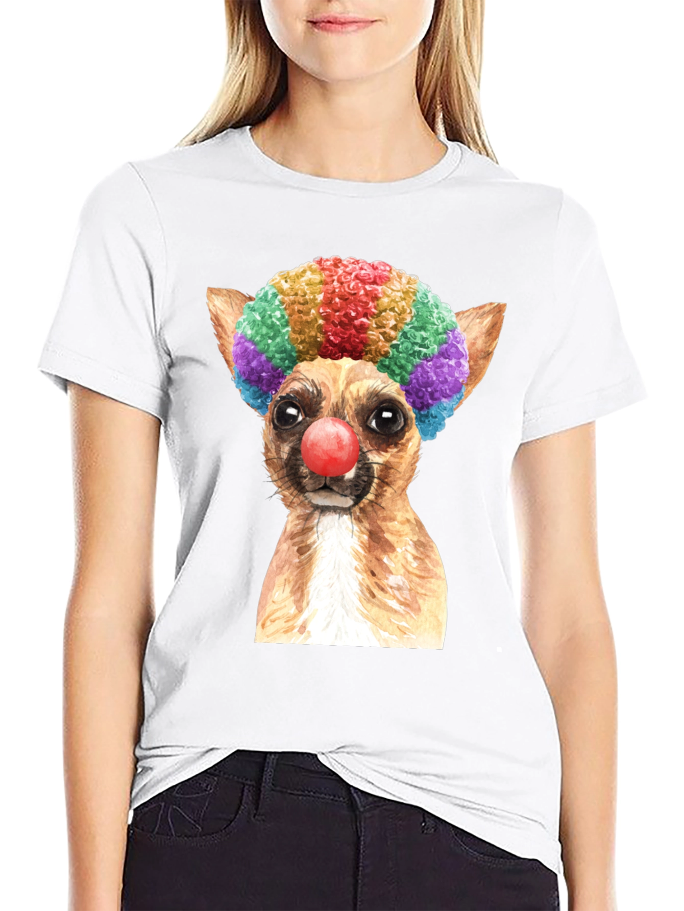 Clown Dog Graphic Tee