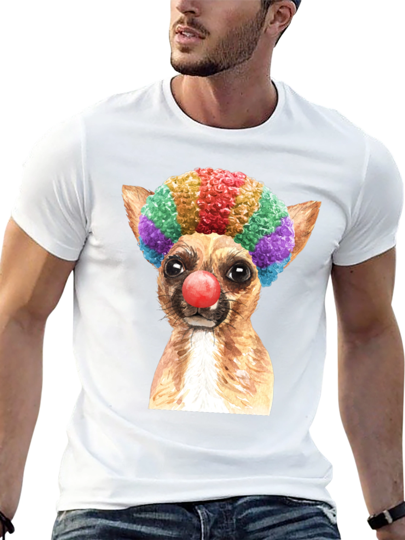 Clown Dog Graphic Tee