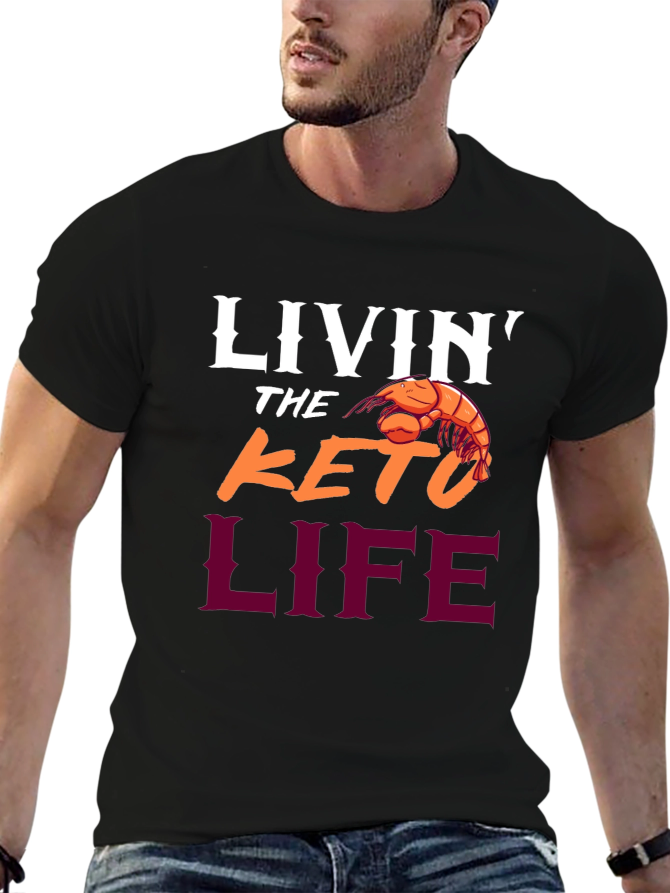 Livin The Keto Life Graphic T-Shirt