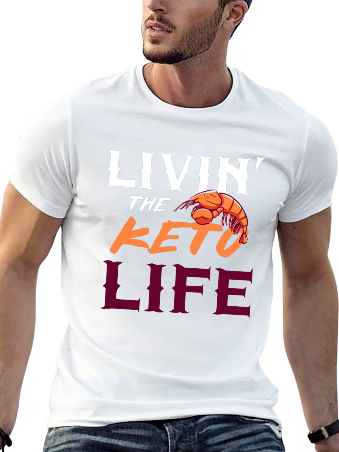 Livin The Keto Life Graphic T-Shirt