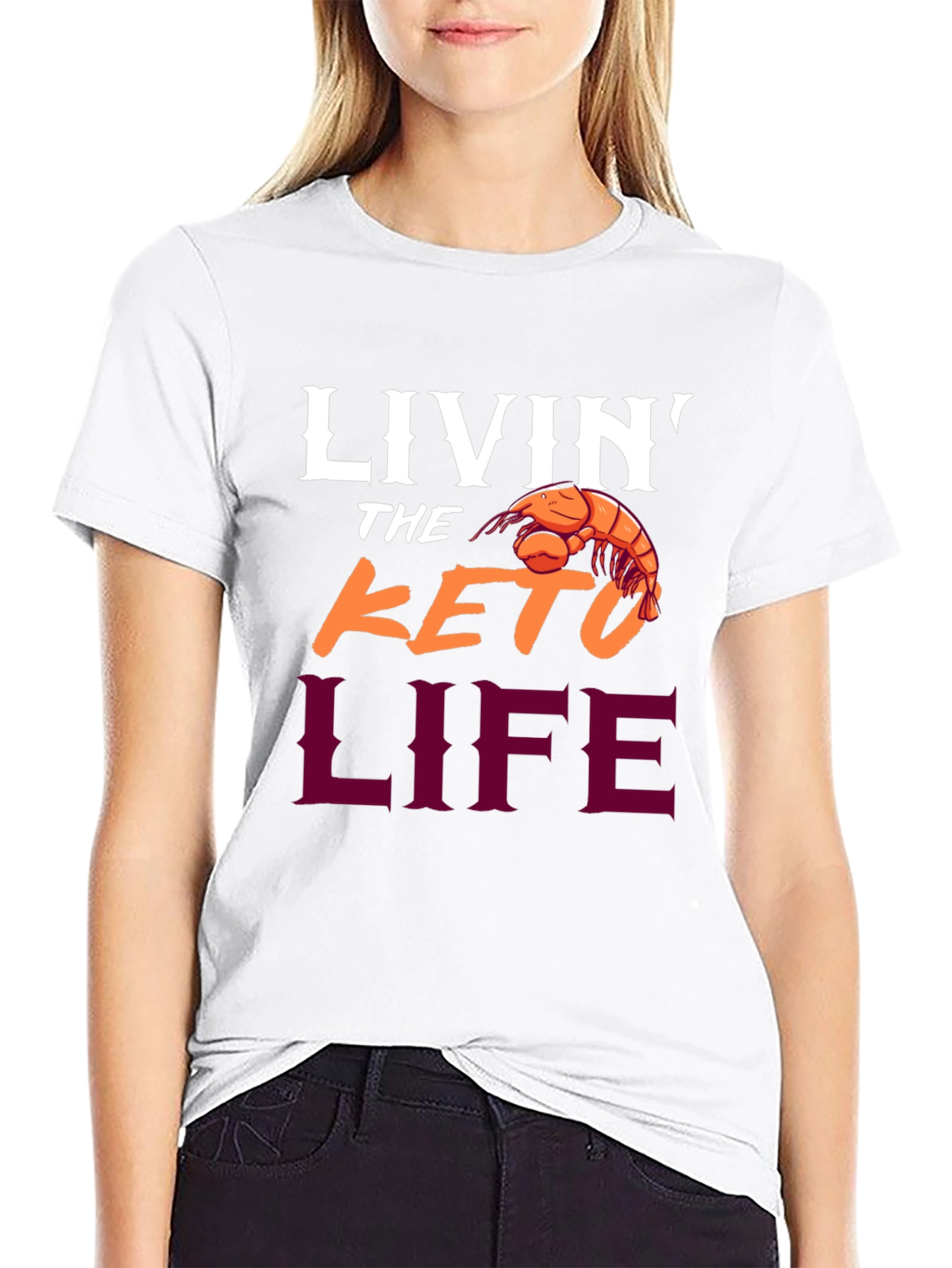 Livin The Keto Life Graphic T-Shirt