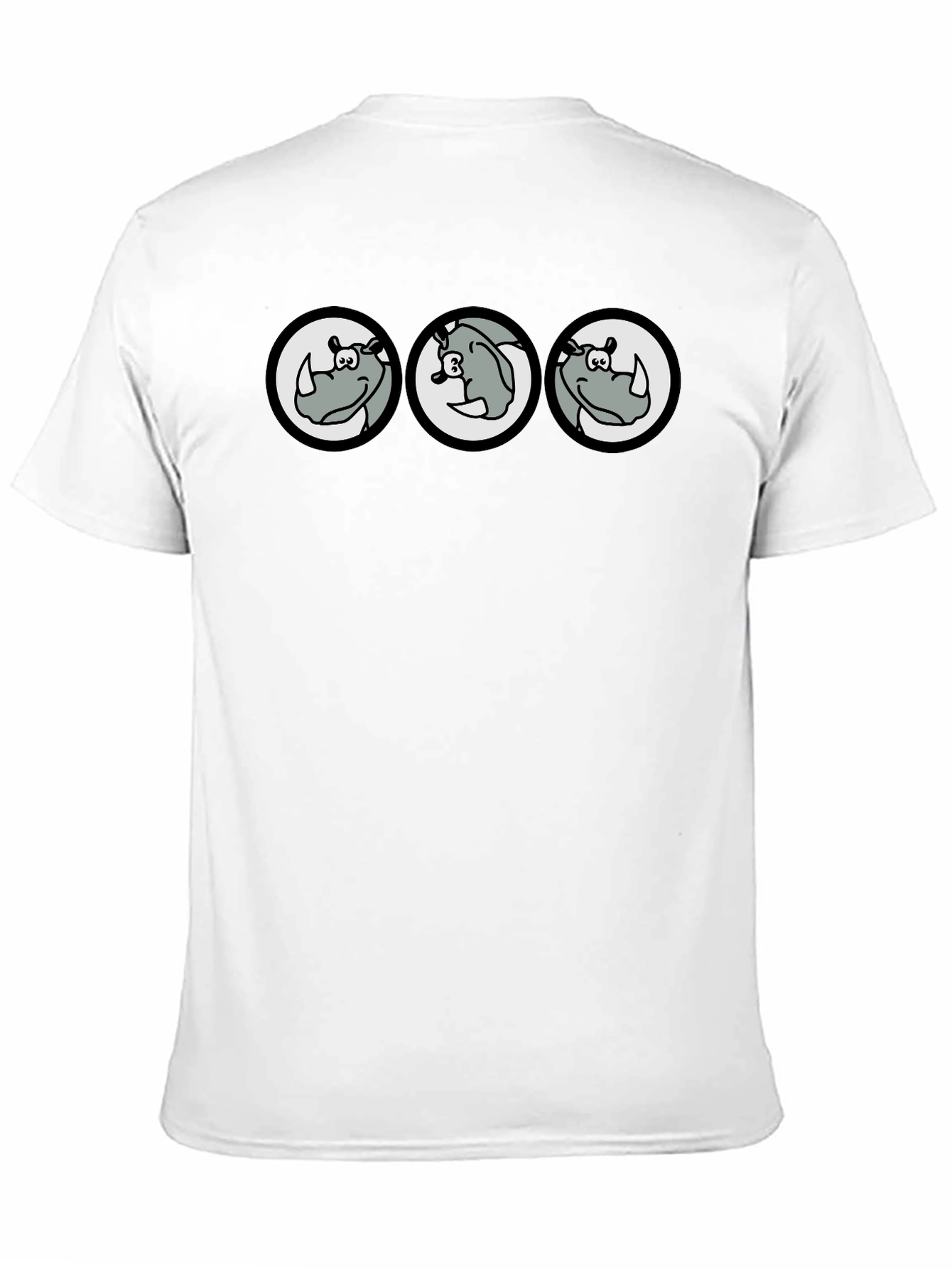 Cartoon Rhino T-Shirt