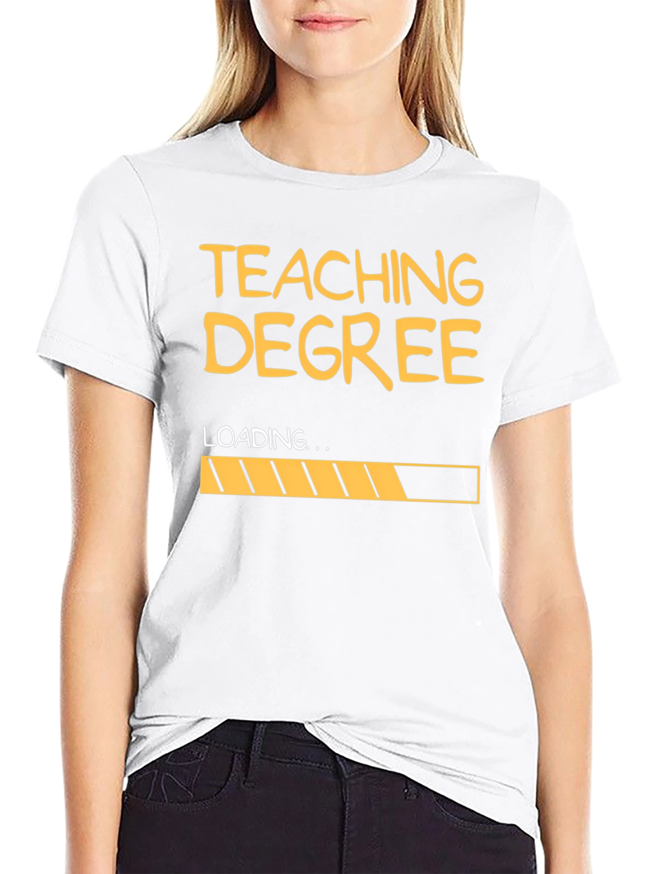 Teaching Degree Loading T-Shirt - Funny Teacher Gift