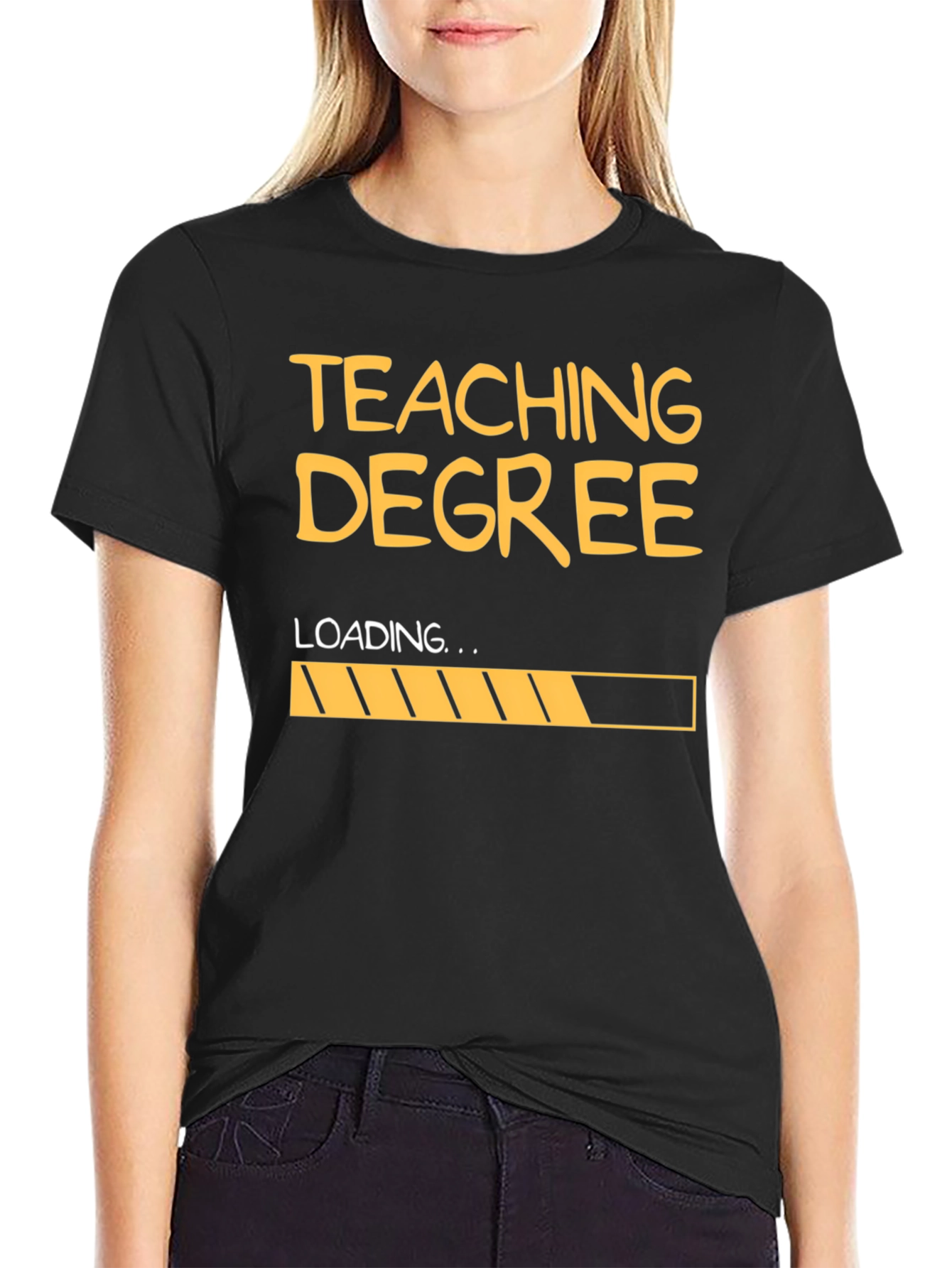 Teaching Degree Loading T-Shirt - Funny Teacher Gift