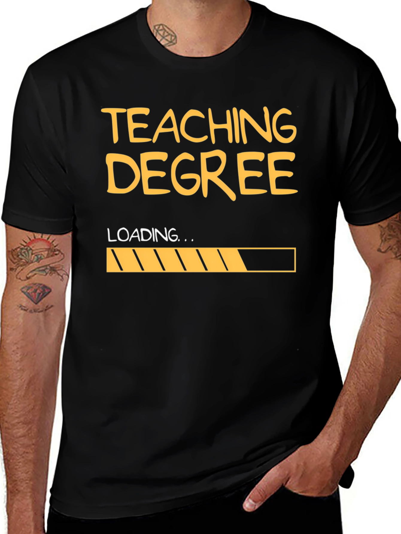 Teaching Degree Loading T-Shirt - Funny Teacher Gift