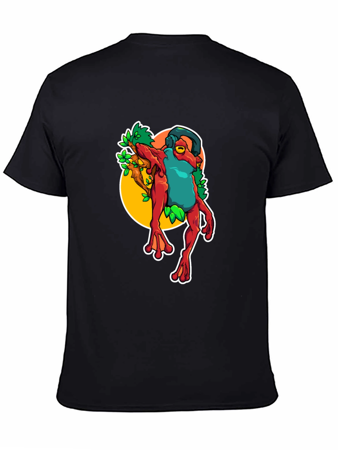 Frog DJ T-Shirt - Unique Graphic Tee