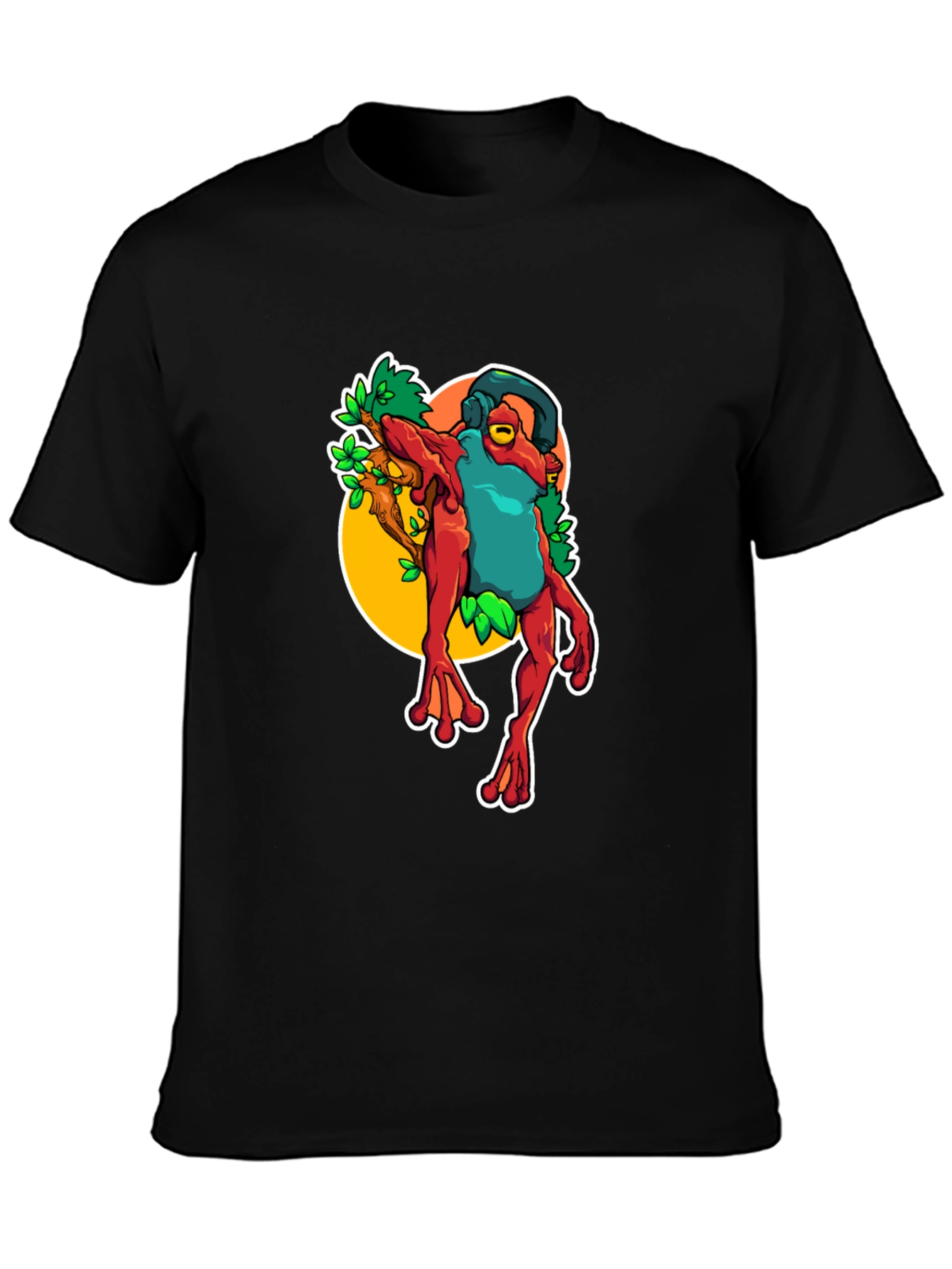 Frog DJ T-Shirt - Unique Graphic Tee