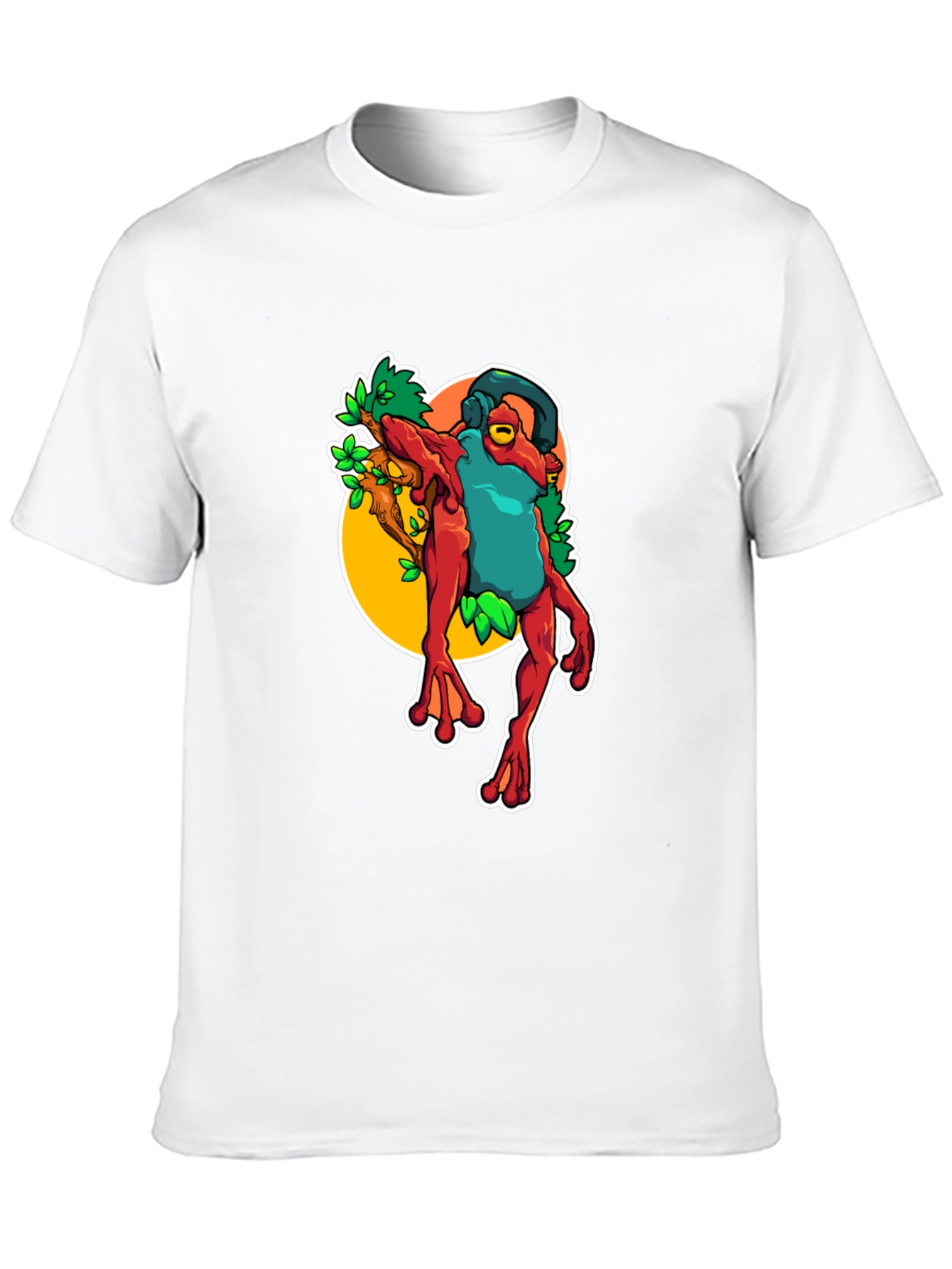Frog DJ T-Shirt - Unique Graphic Tee