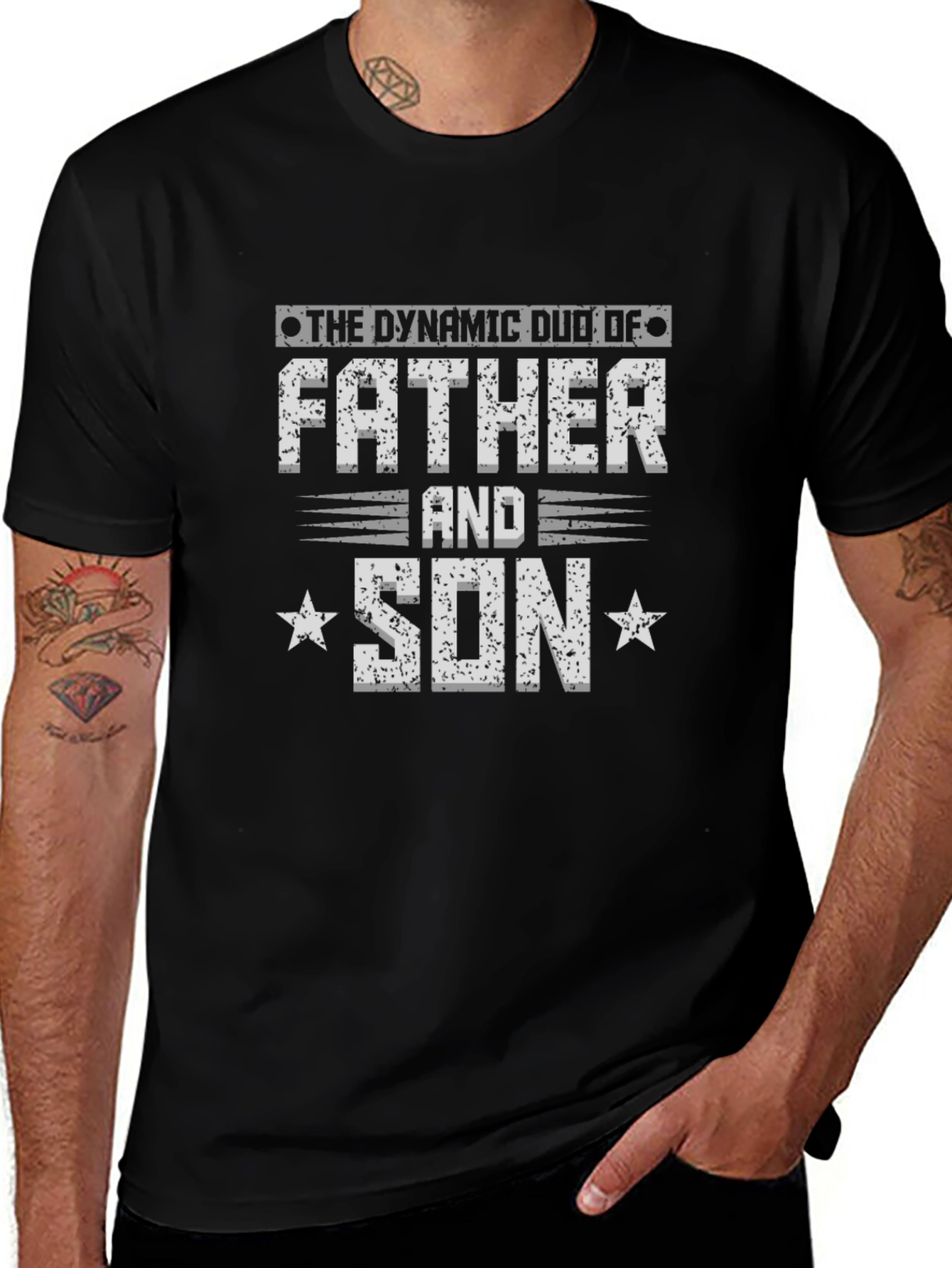 Father and Son Dynamic Duo T-Shirt