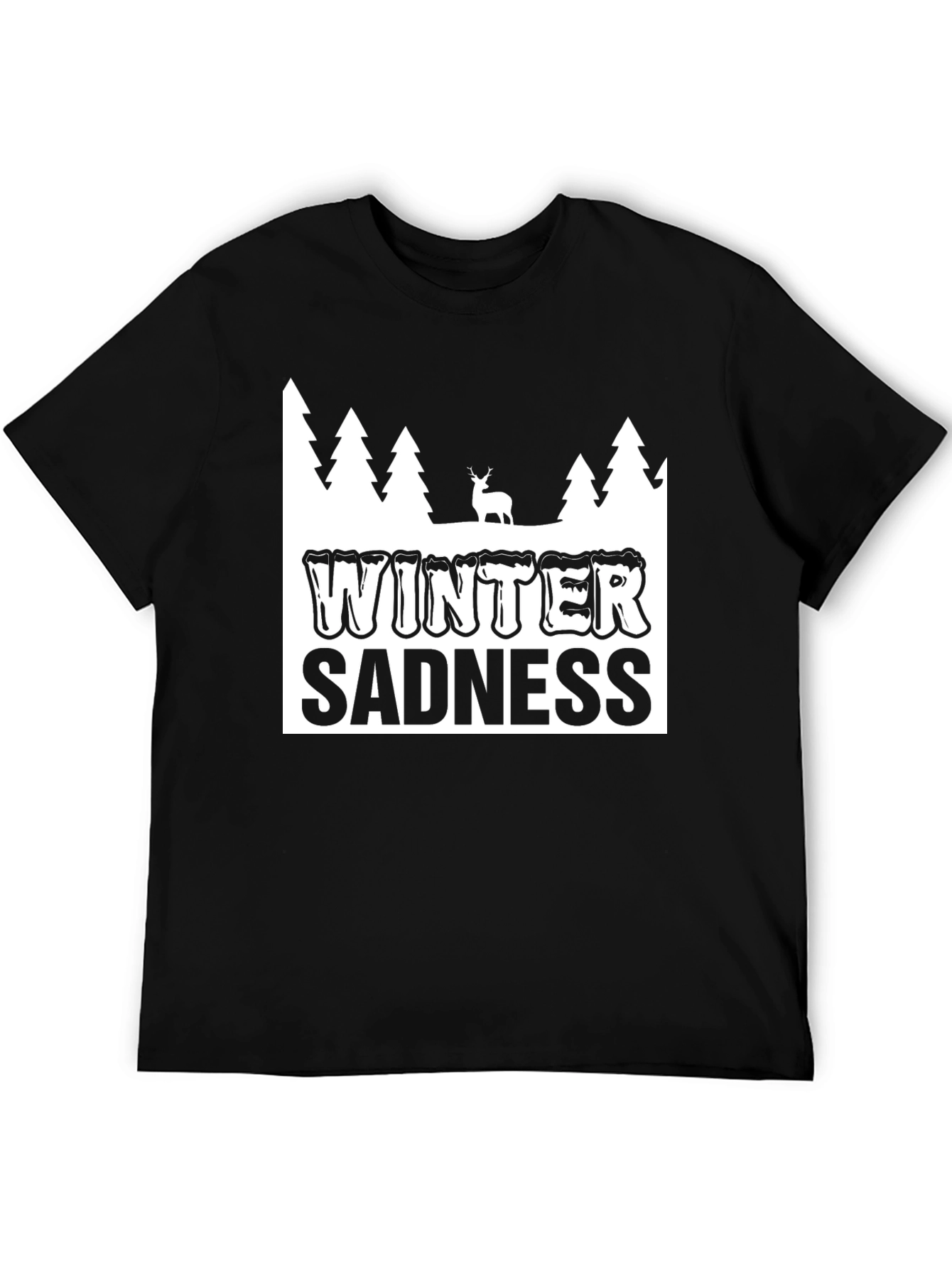 Winter Sadness Graphic T-Shirt