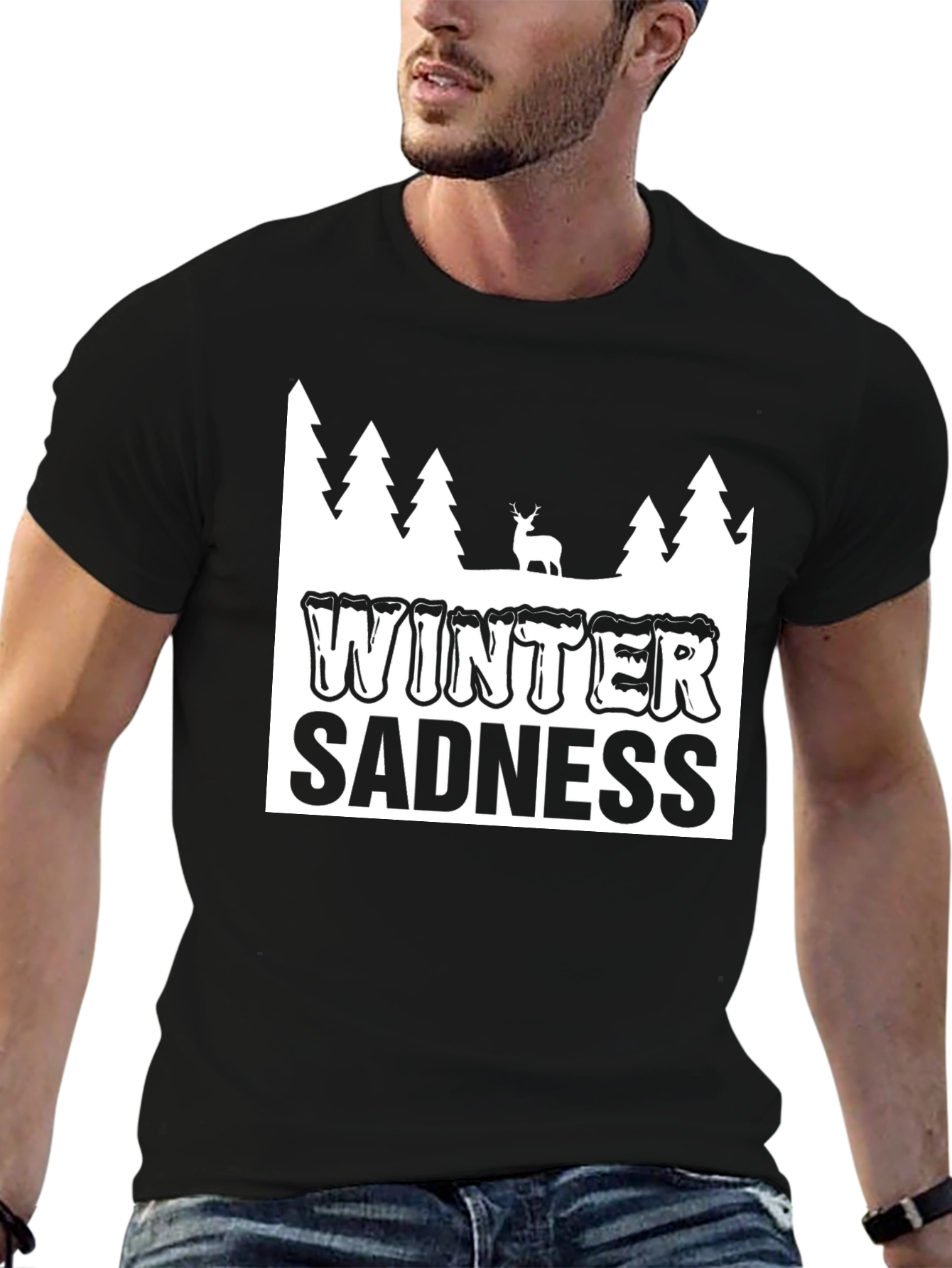 Winter Sadness Graphic T-Shirt