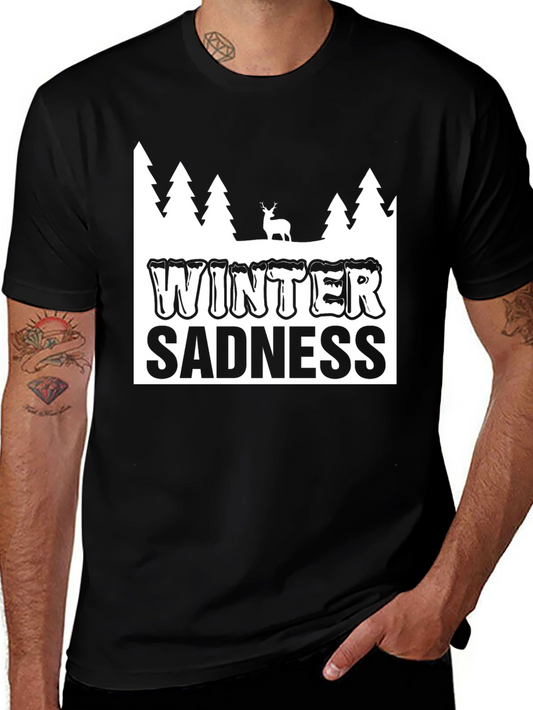 Winter Sadness Graphic T-Shirt