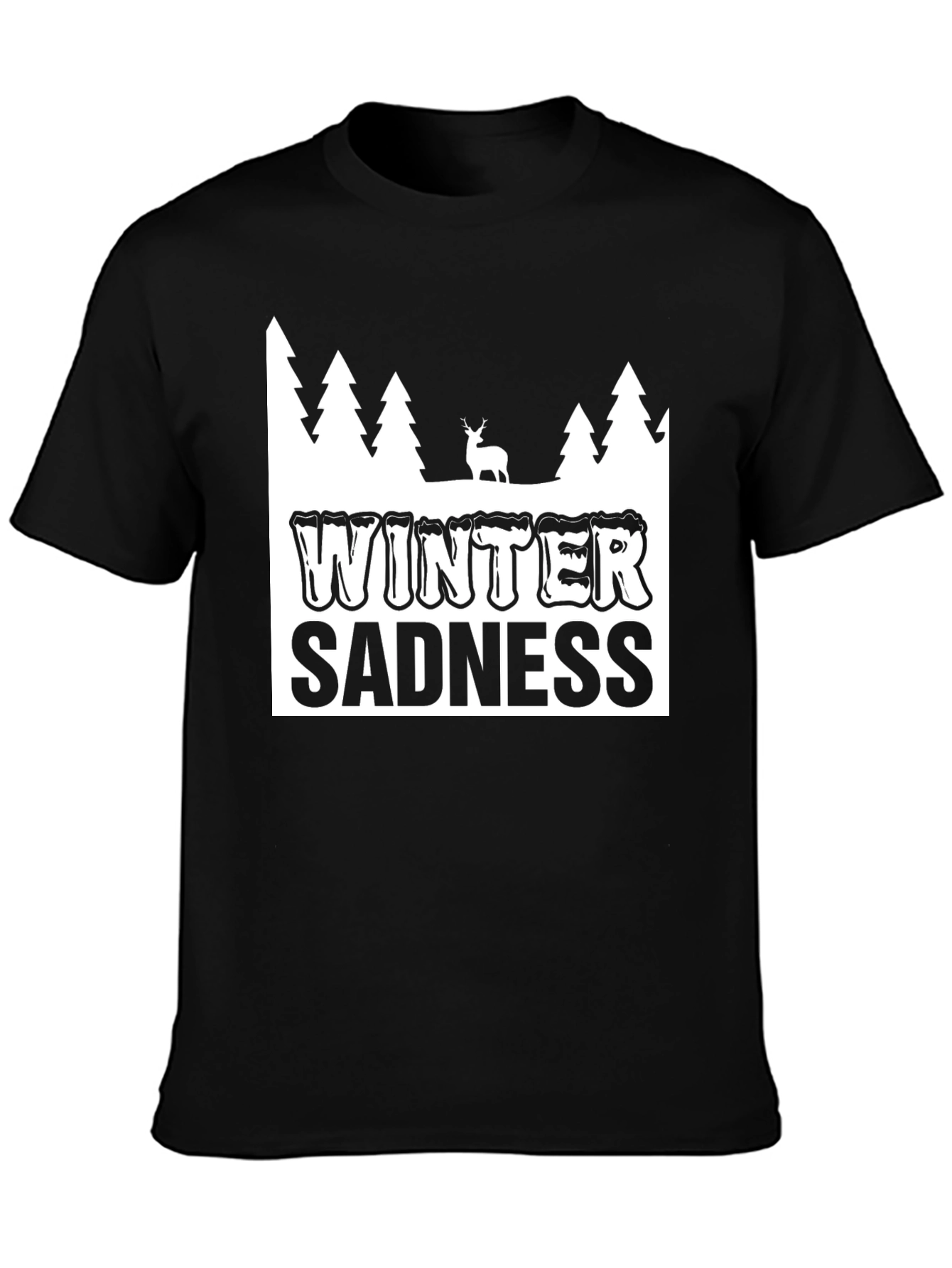 Winter Sadness Graphic T-Shirt