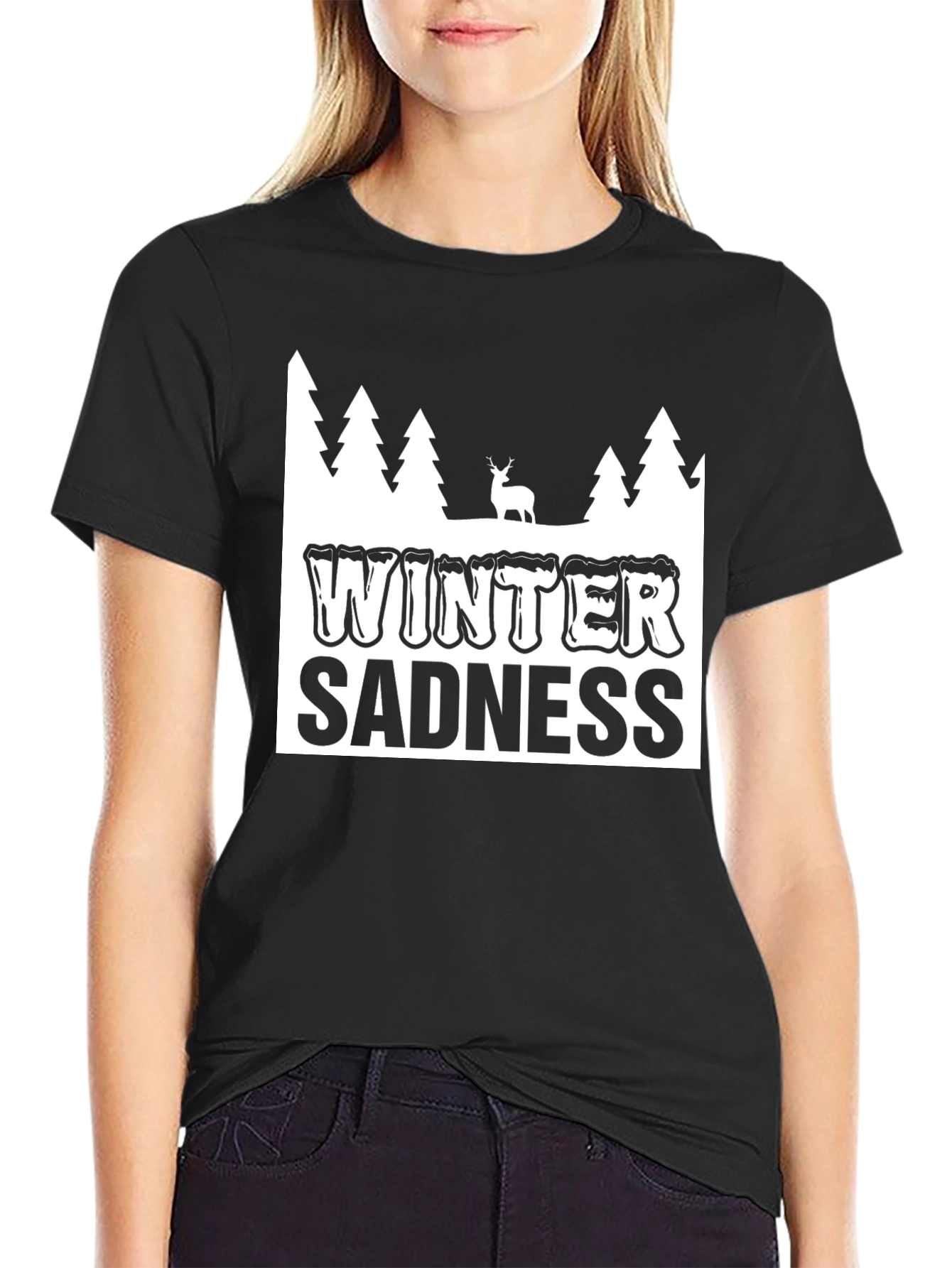 Winter Sadness Graphic T-Shirt