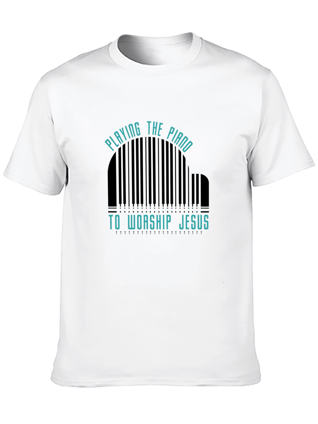 Piano Worship T-Shirt - Christian Music Tee