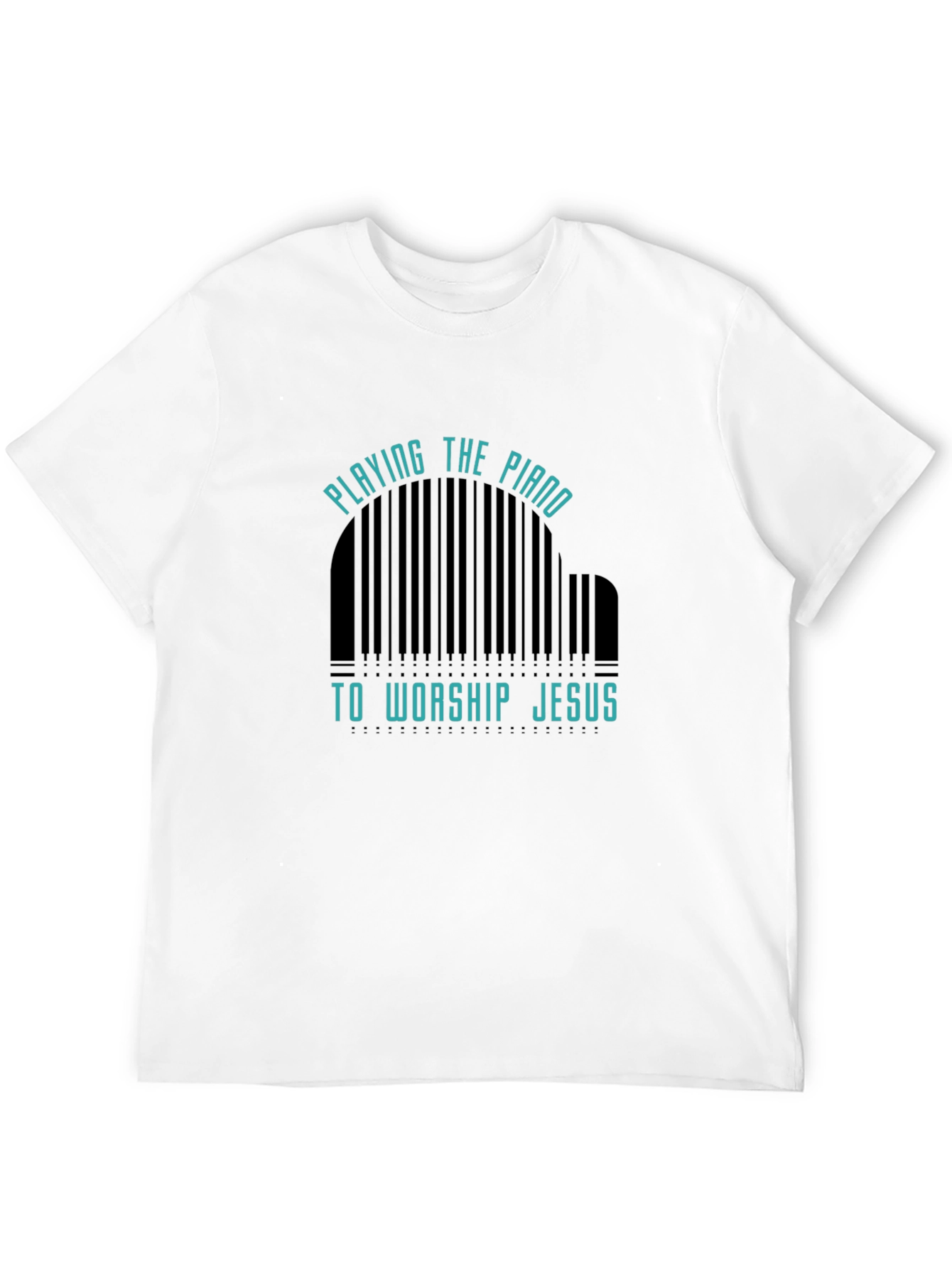Piano Worship T-Shirt - Christian Music Tee