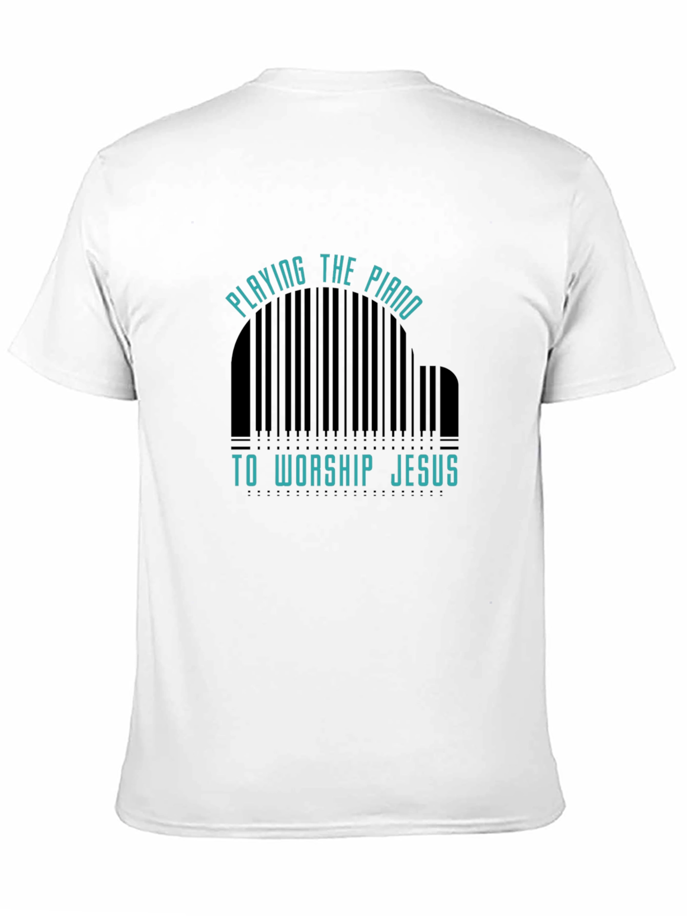Piano Worship T-Shirt - Christian Music Tee