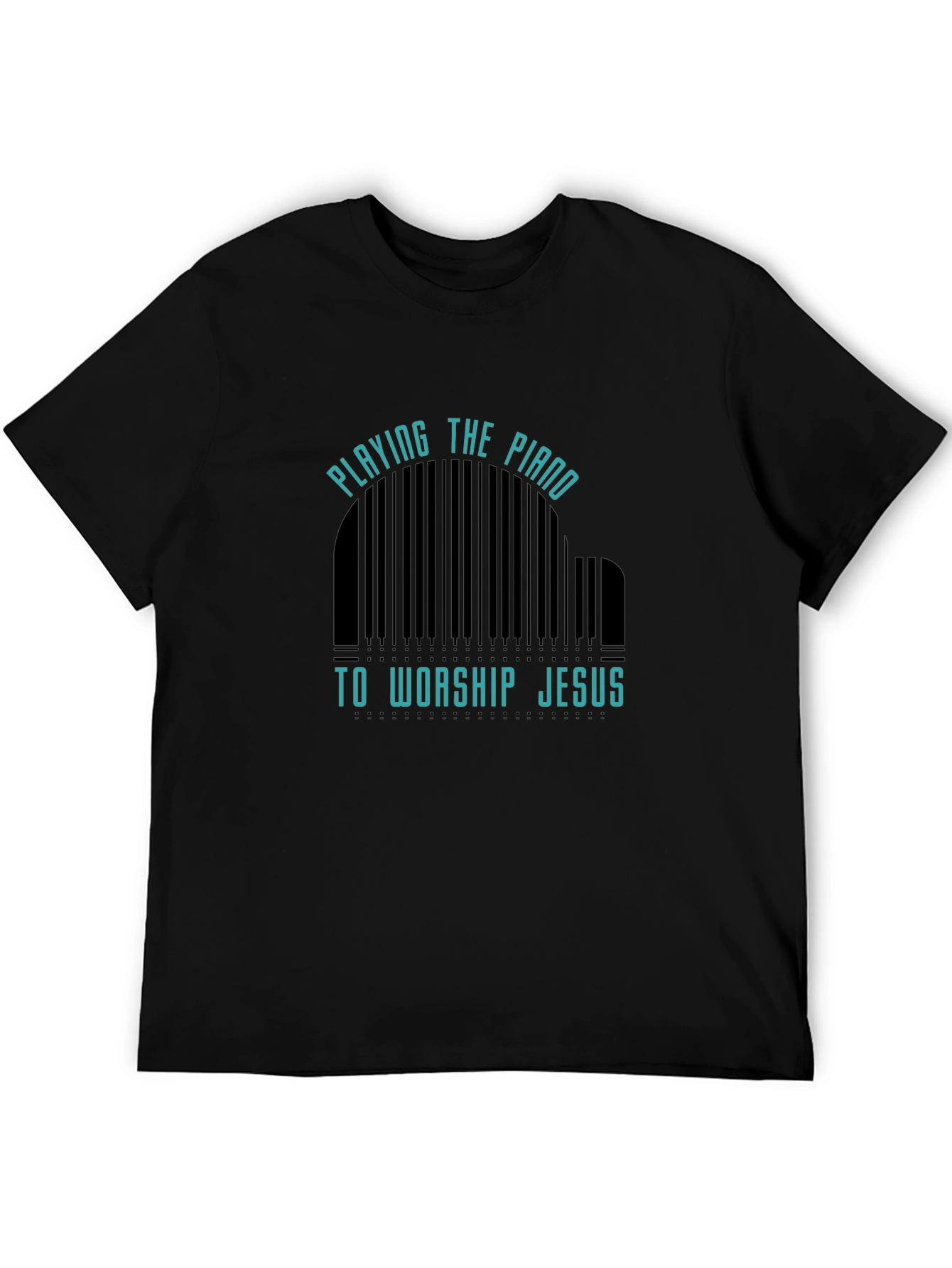 Piano Worship T-Shirt - Christian Music Tee
