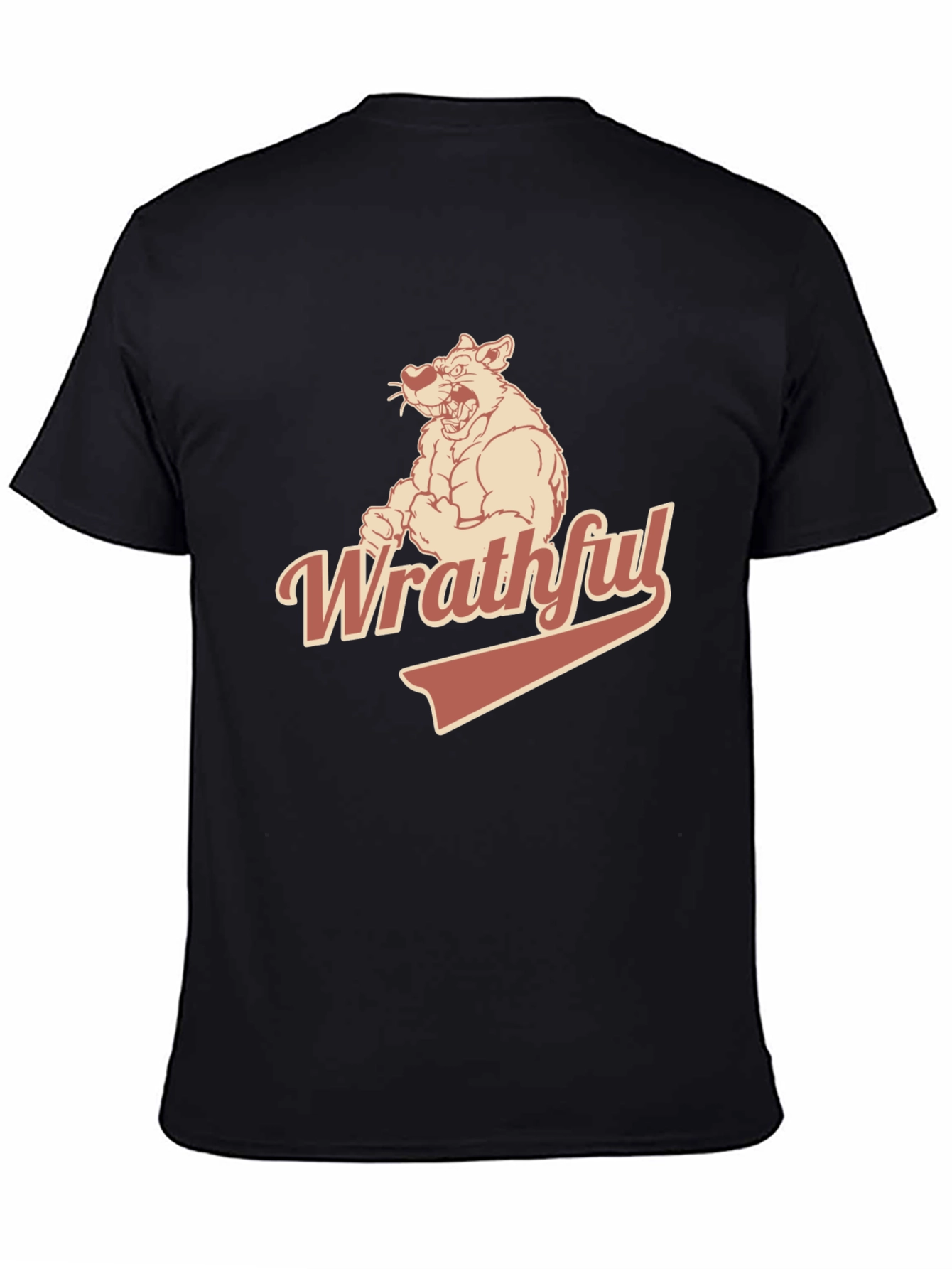 Wrathful Bear Graphic T-Shirt
