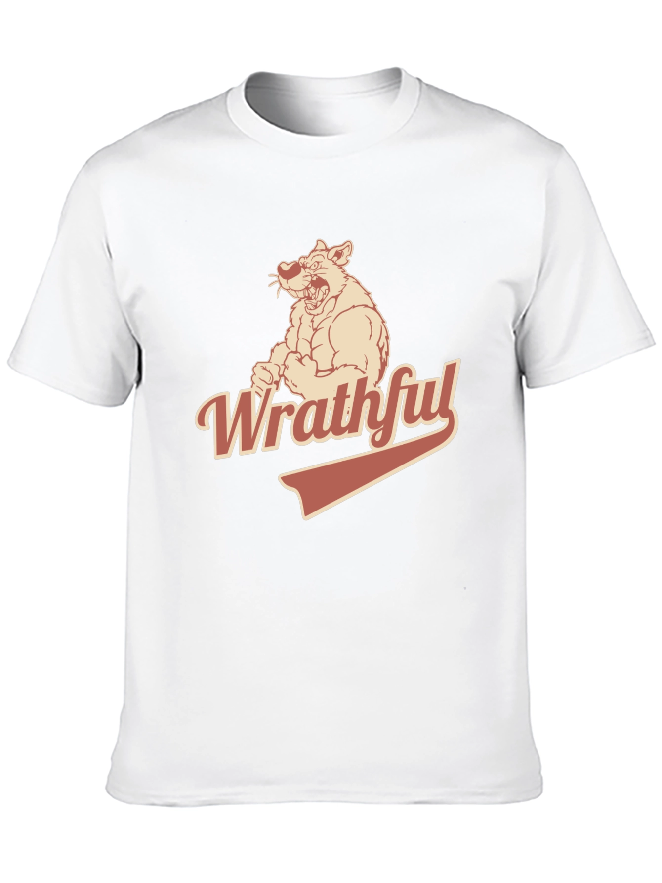 Wrathful Bear Graphic T-Shirt