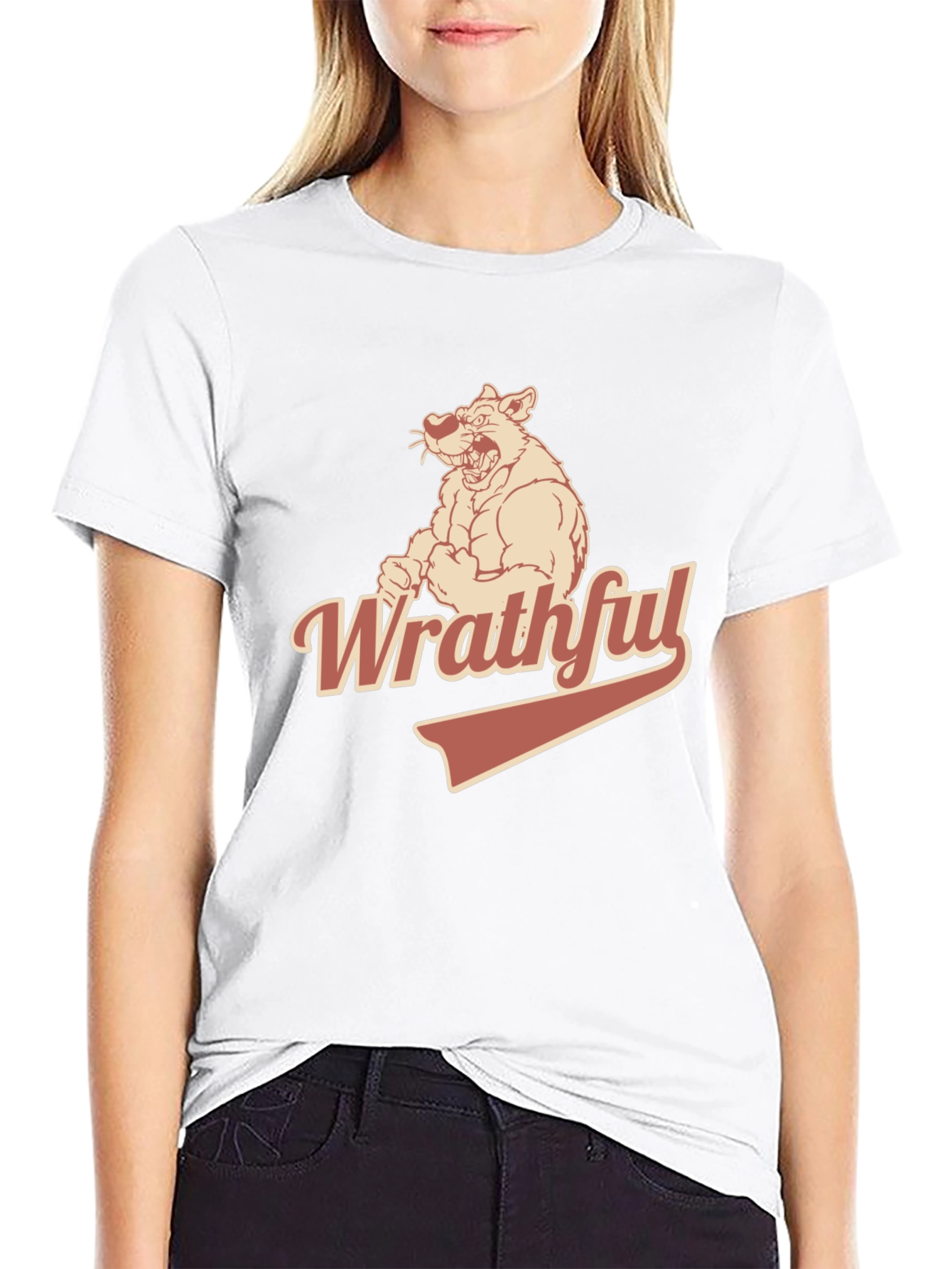 Wrathful Bear Graphic T-Shirt