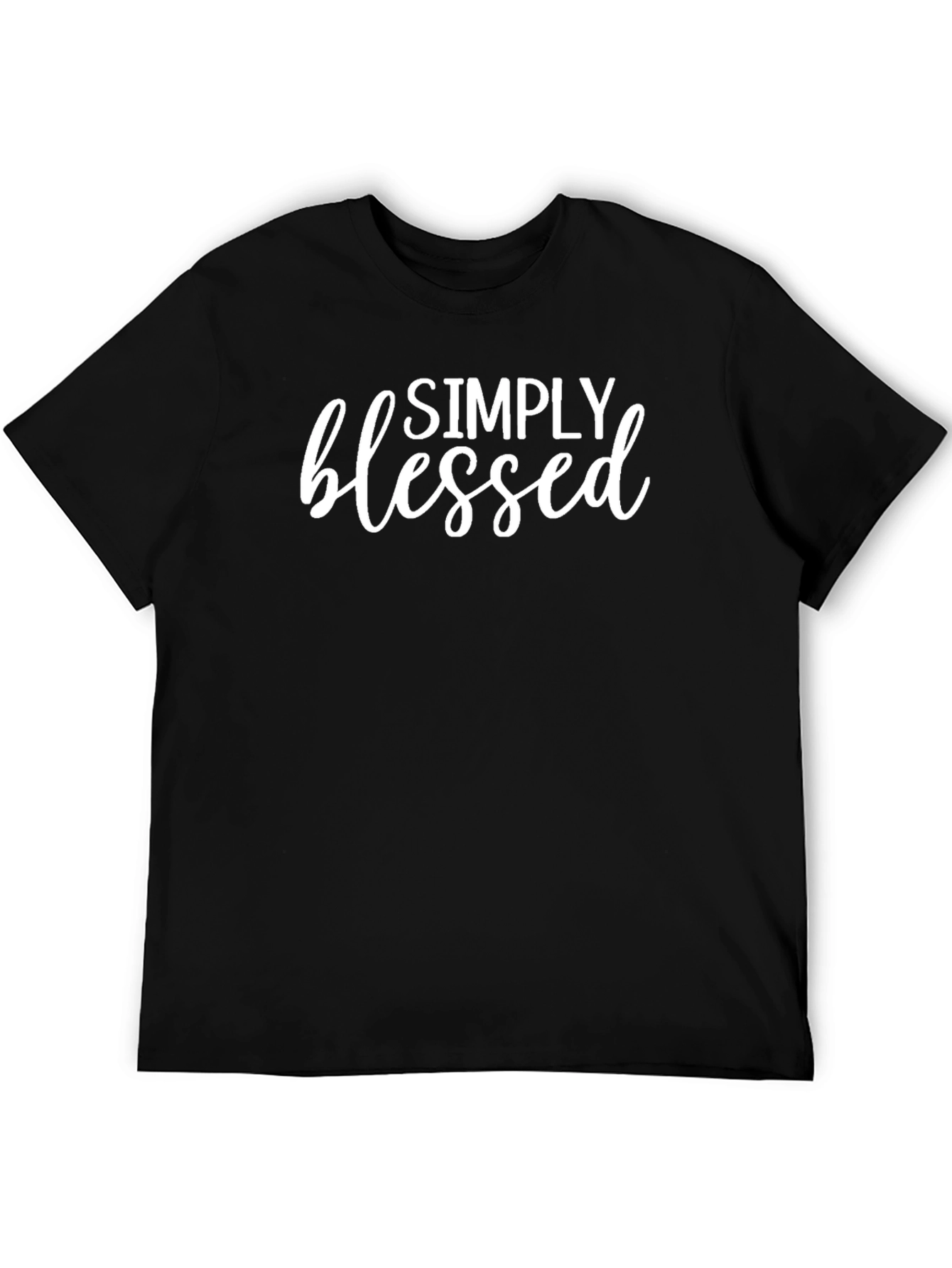 Simply Blessed Black T-Shirt