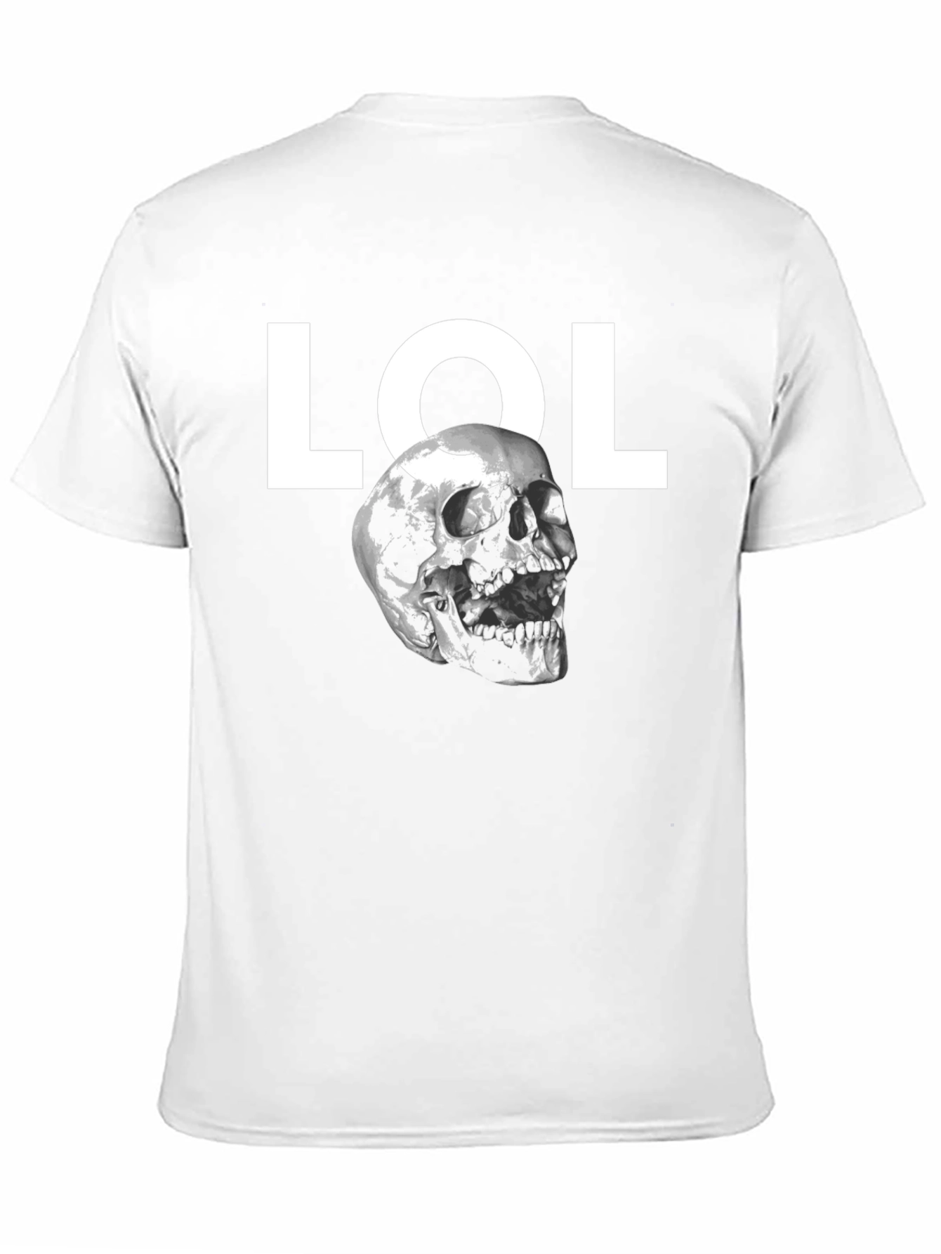 LOL Skull Graphic Tee - Mens Black T-Shirt