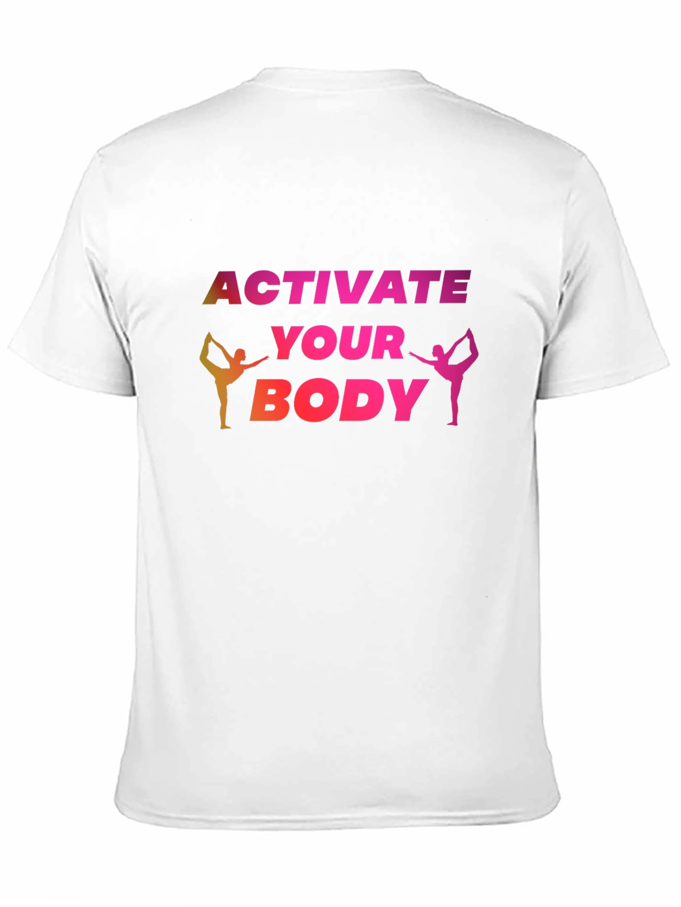 Activate Your Body Black T-Shirt Yoga Tee