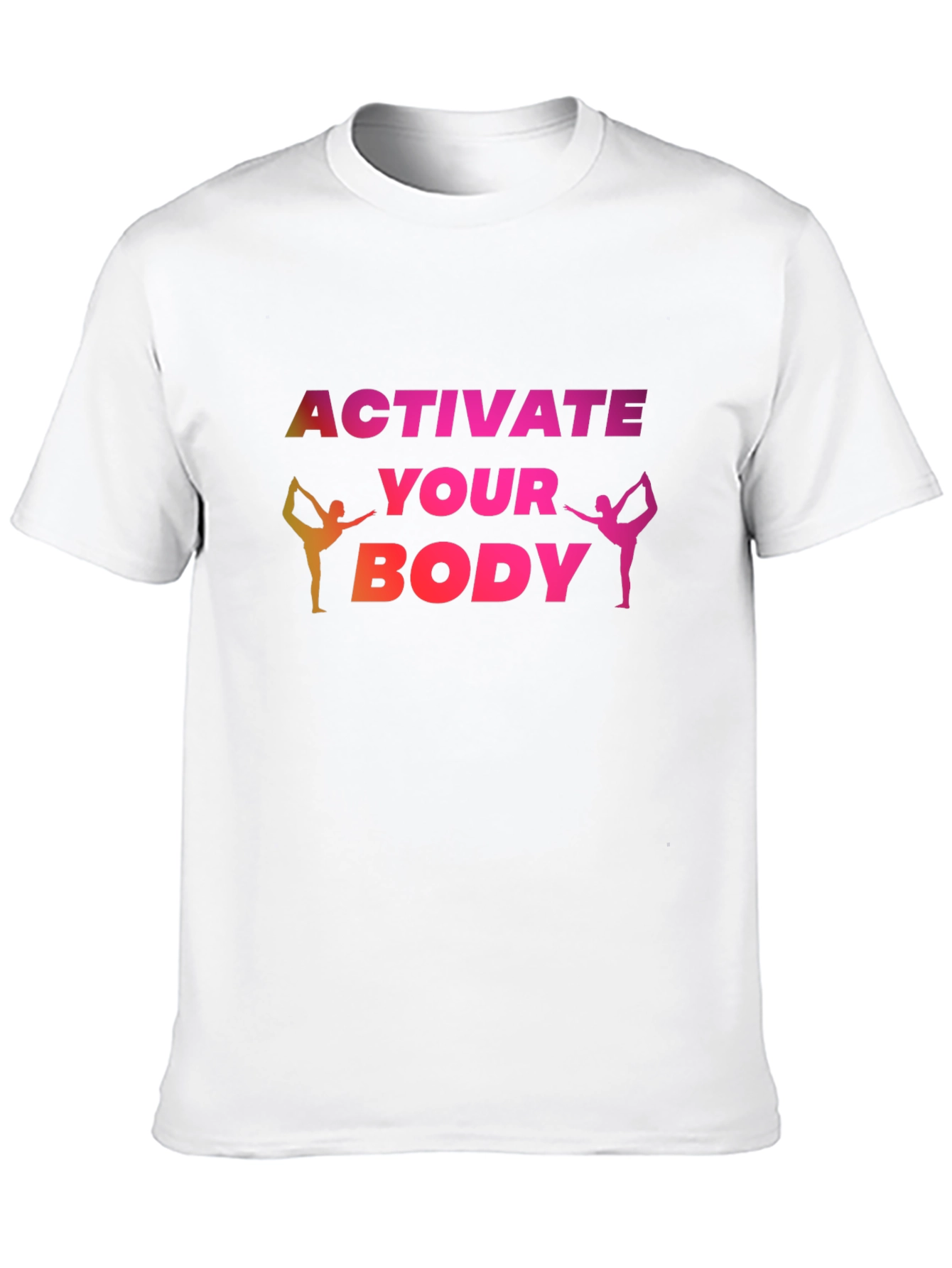 Activate Your Body Black T-Shirt Yoga Tee