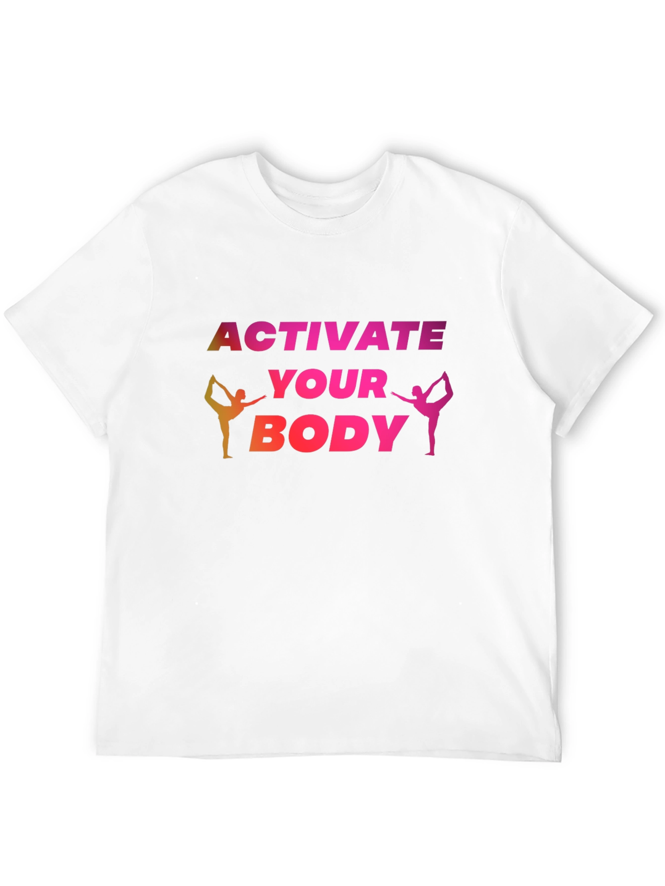 Activate Your Body Black T-Shirt Yoga Tee