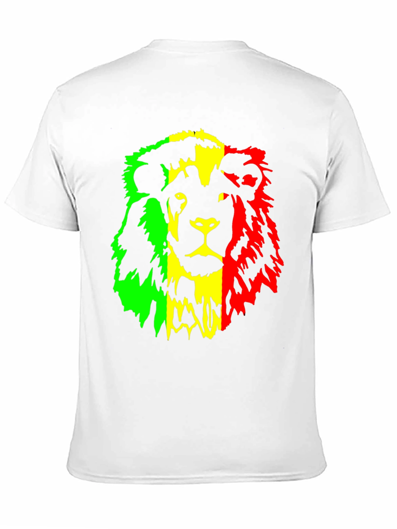 Rasta Lion Graphic Tee - Reggae Inspired Black T-Shirt