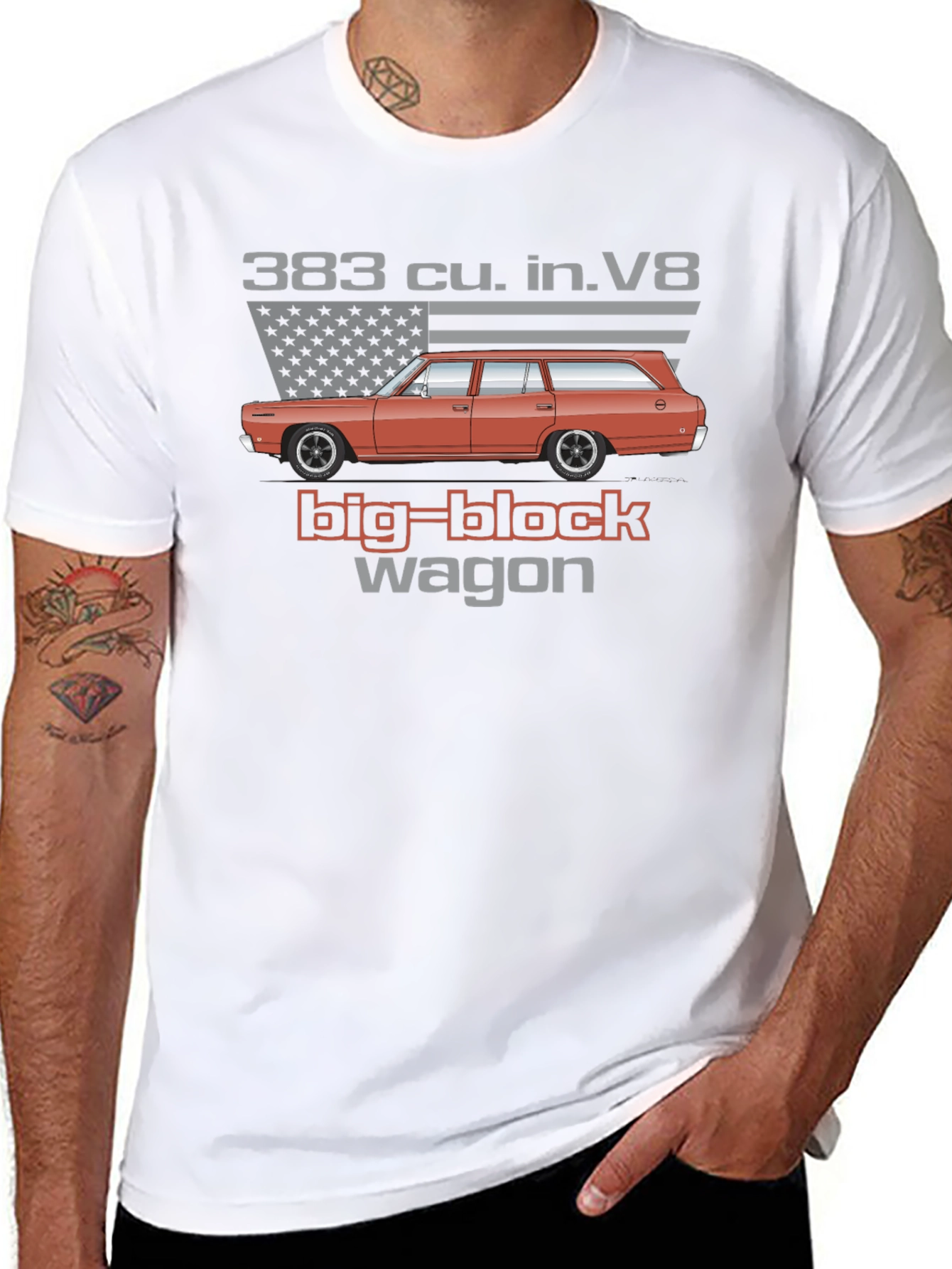 383 Big Block Wagon T-Shirt