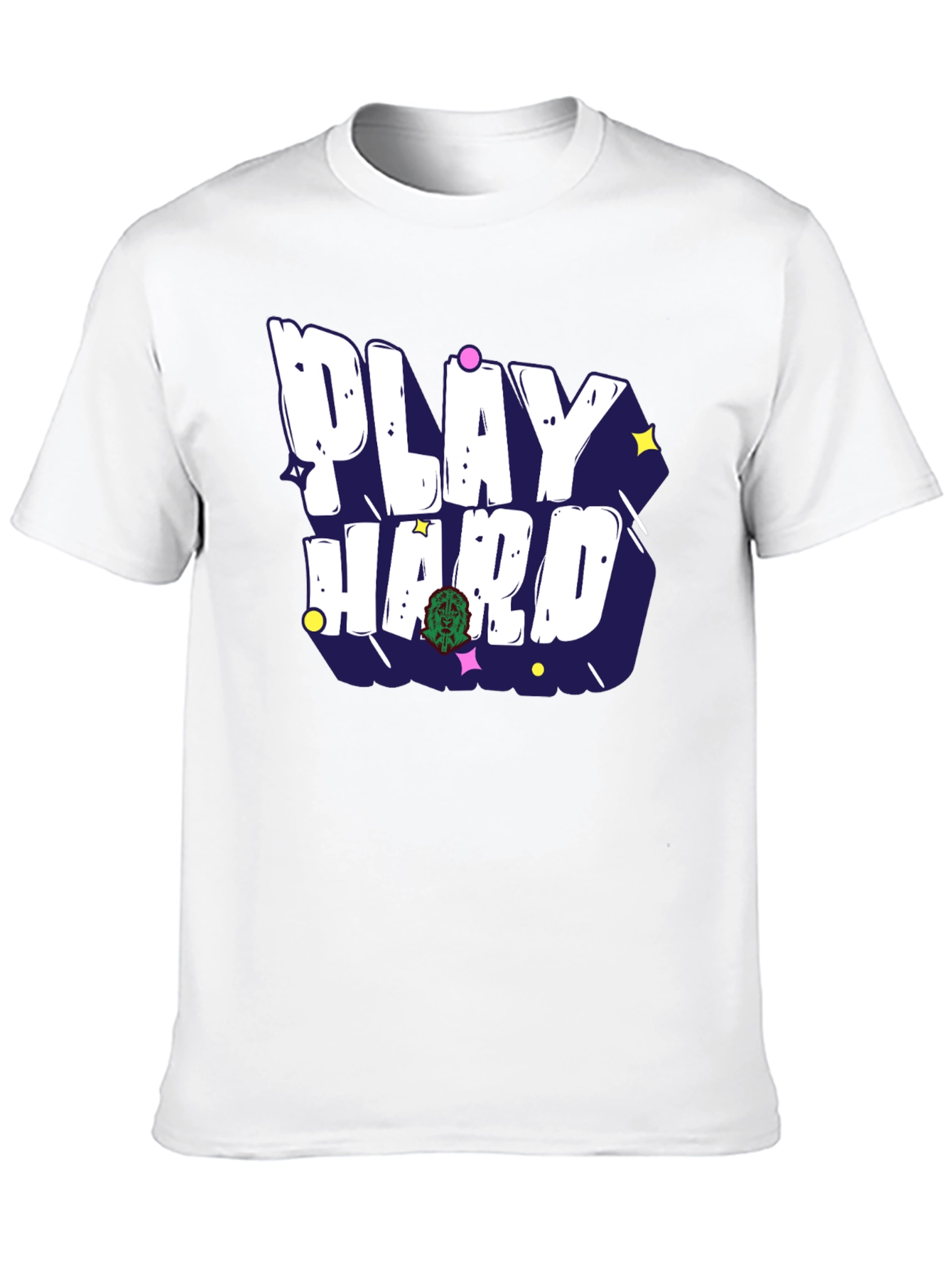 Play Hard Graphic T-Shirt - Black