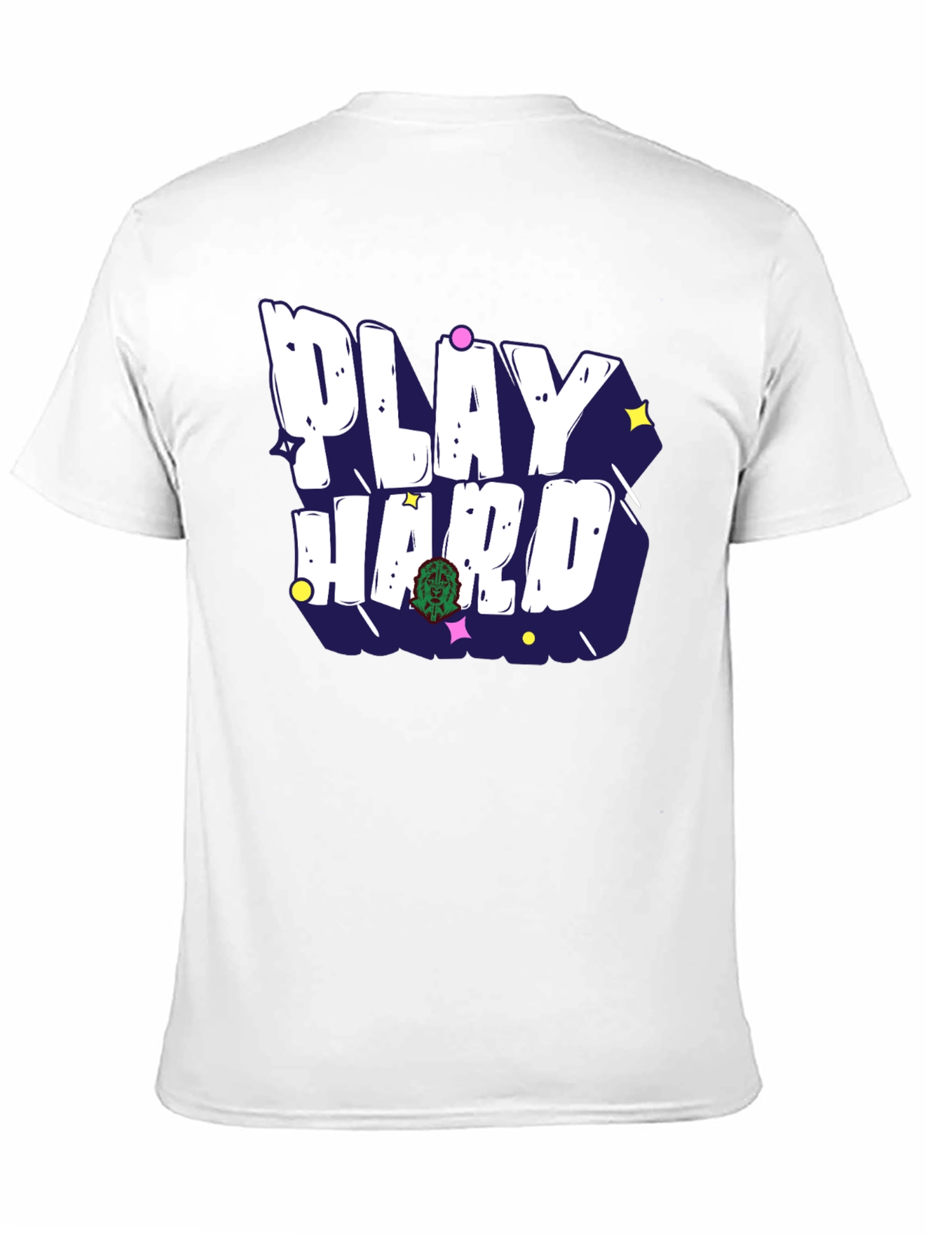 Play Hard Graphic T-Shirt - Black