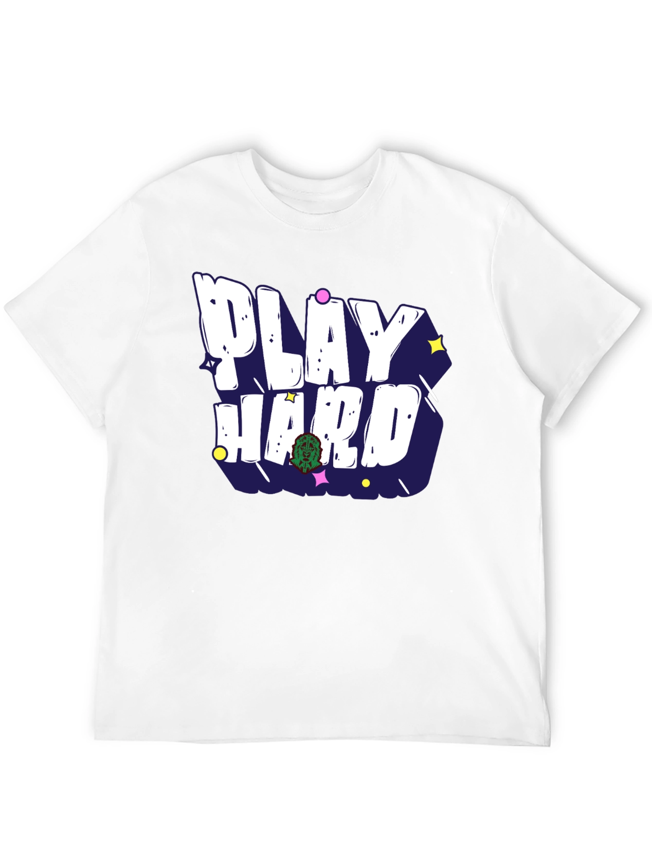 Play Hard Graphic T-Shirt - Black