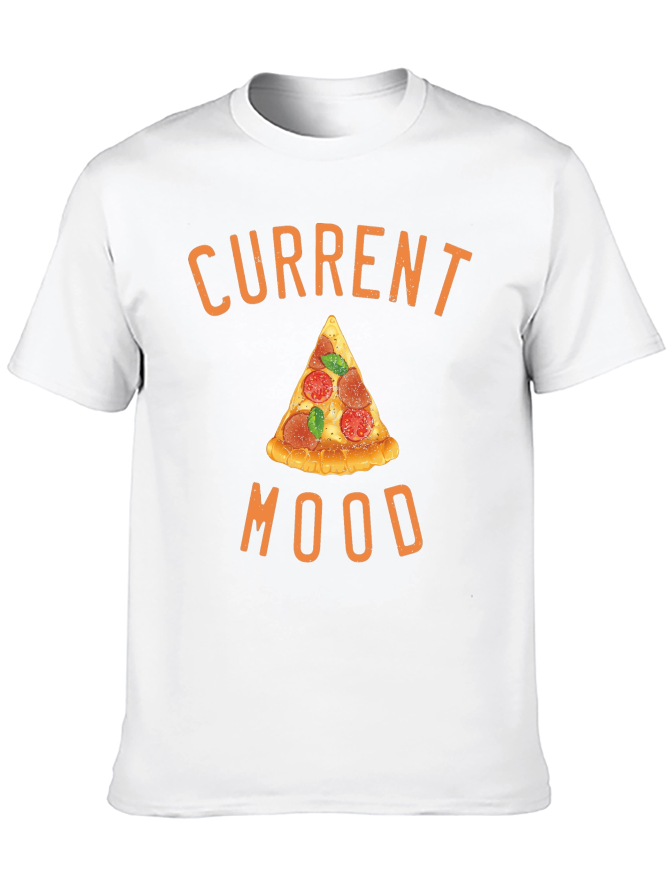 Pizza Mood Graphic Tee - Unisex Black T-Shirt