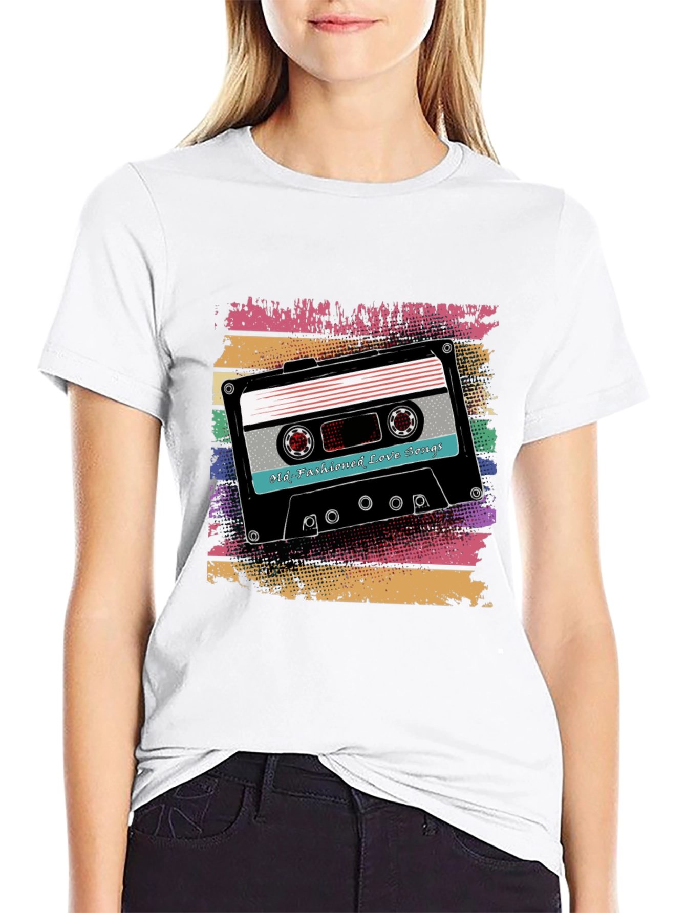 Retro Mixtape T-Shirt - Old Fashioned Love Songs