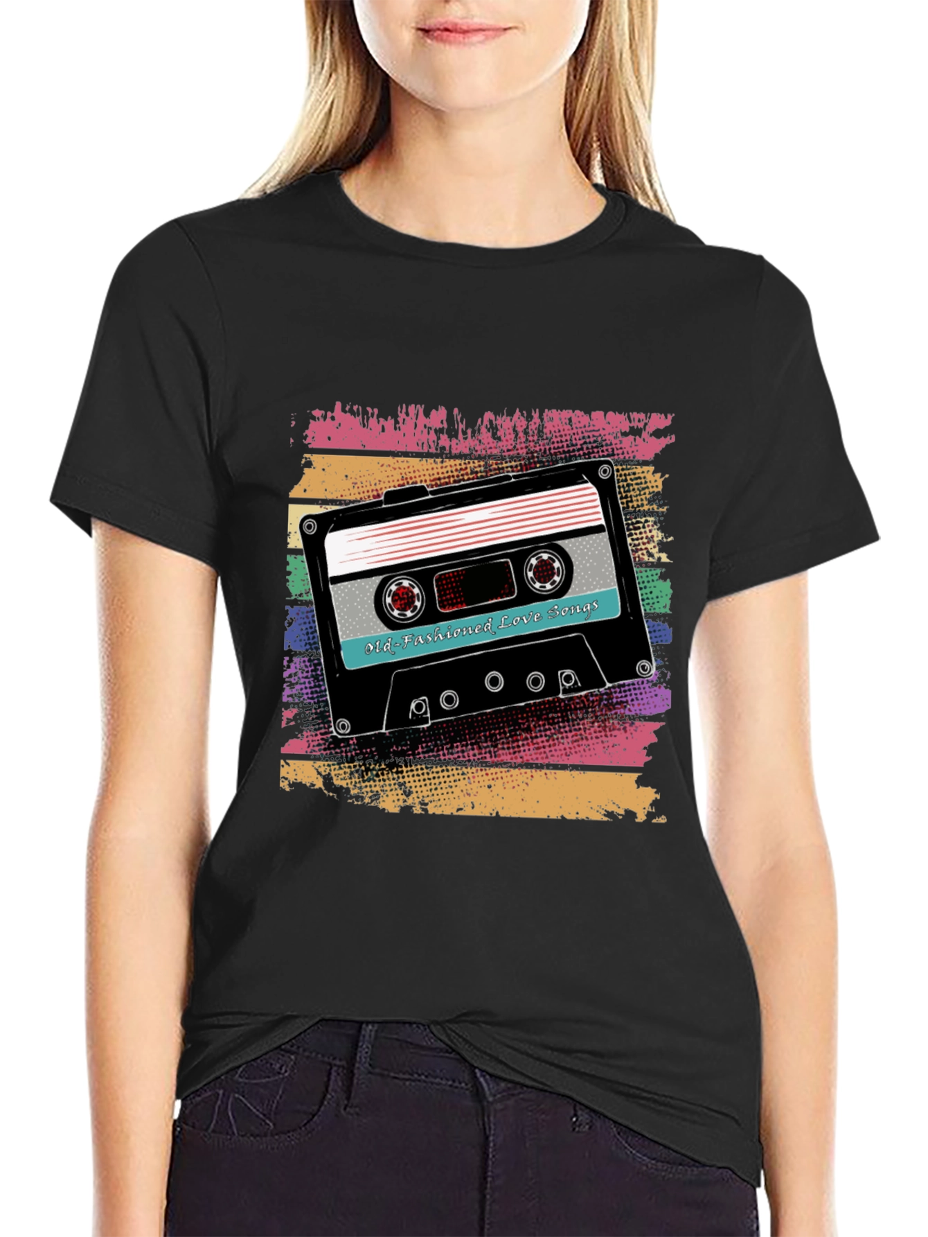 Retro Mixtape T-Shirt - Old Fashioned Love Songs